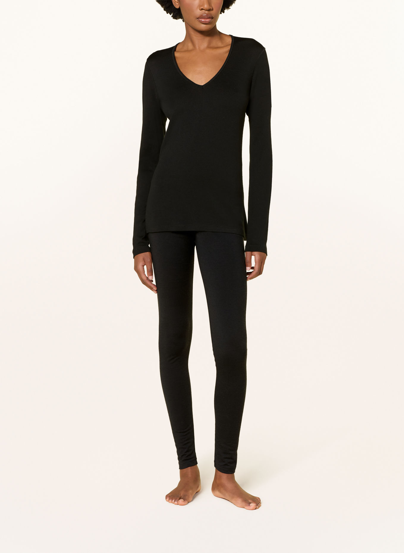 icebreaker MERINO 260 TECH Functional underwear shirt made from merino wool: BLACK