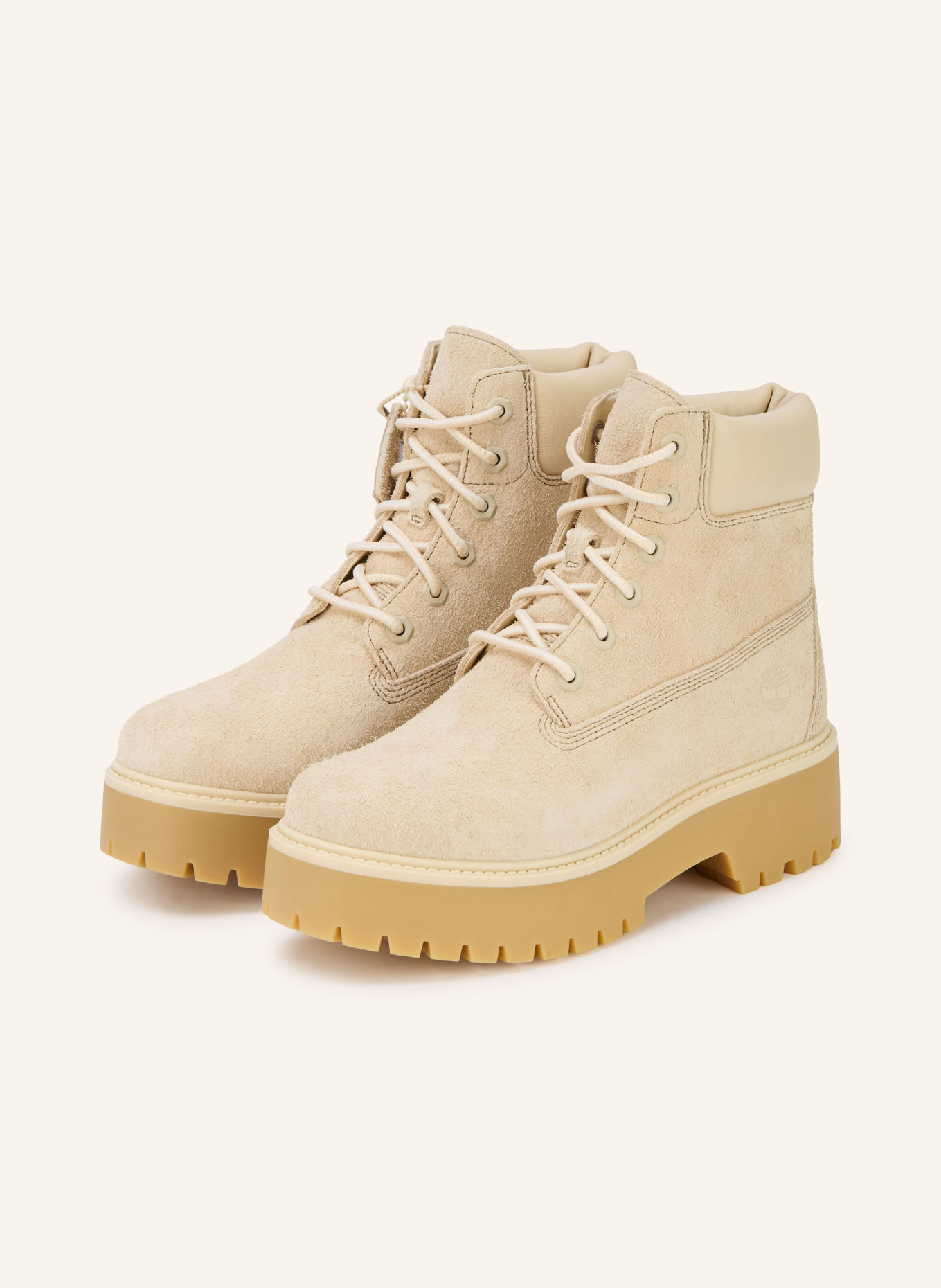 Timberland STONE STREET 6 INCH Lace-up boots: BEIGE