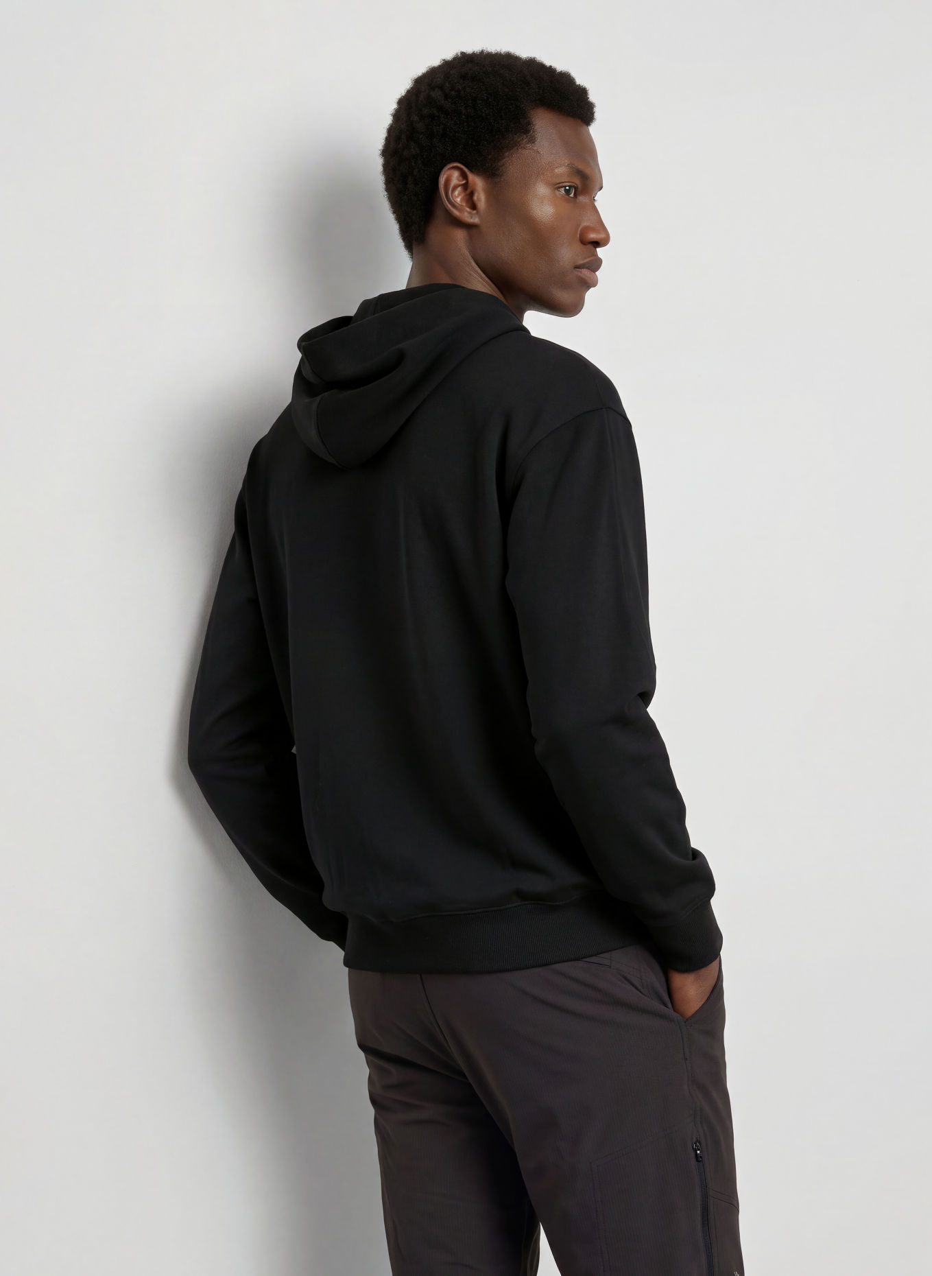 icebreaker 360 REALFLEECE™ ELEMENTAL Hoodie made of merino wool: BLACK