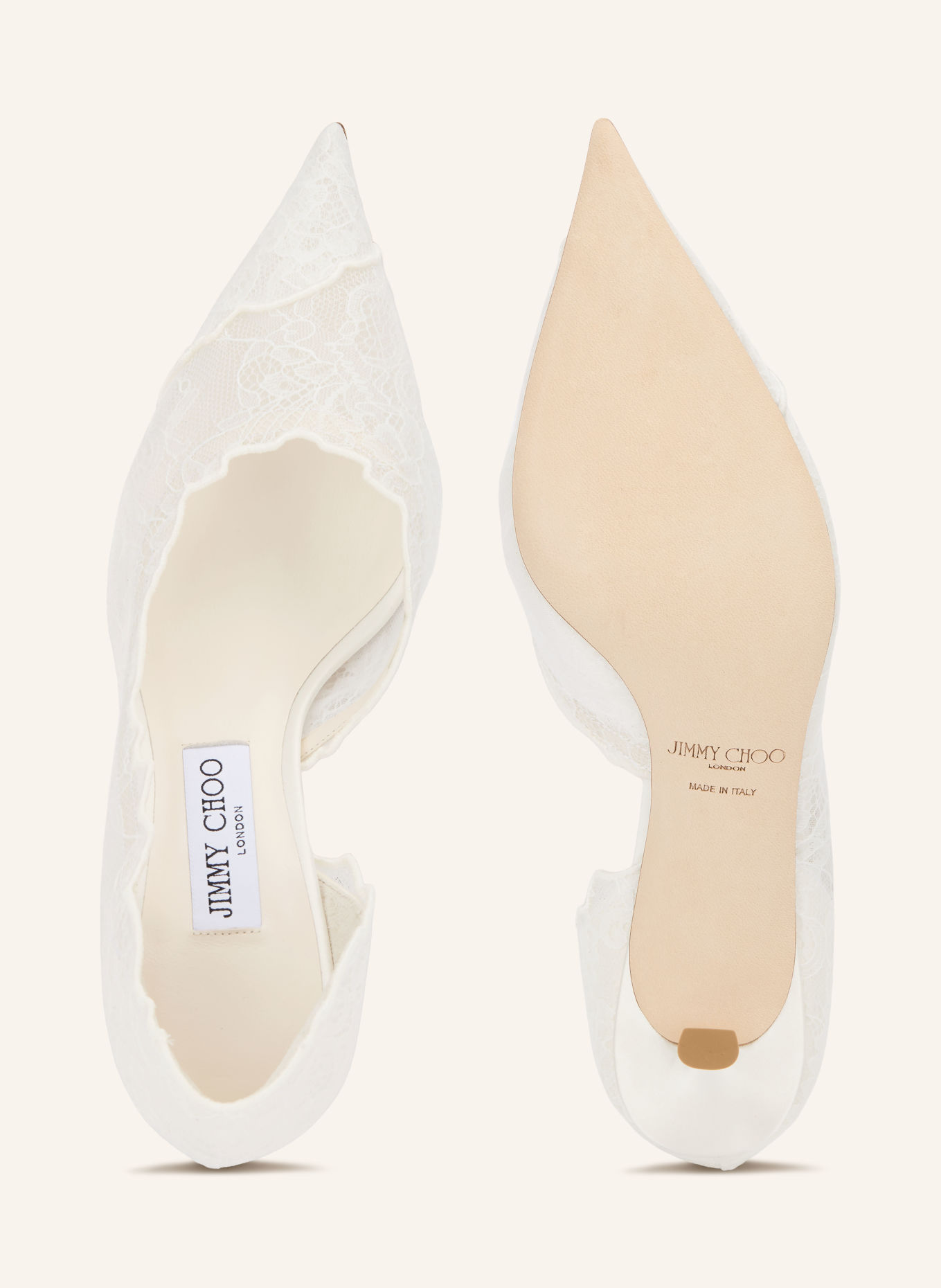JIMMY CHOO Pumps FAIZ 65: ECRU