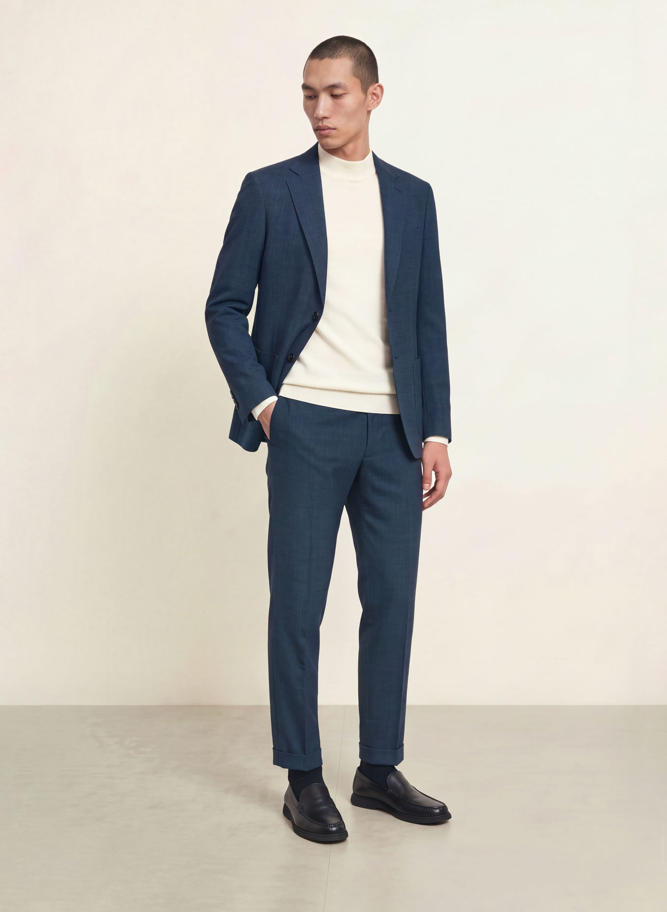 STRELLSON LUIS2 Relaxed Fit Suit Trousers: 402 Dark Blue 402