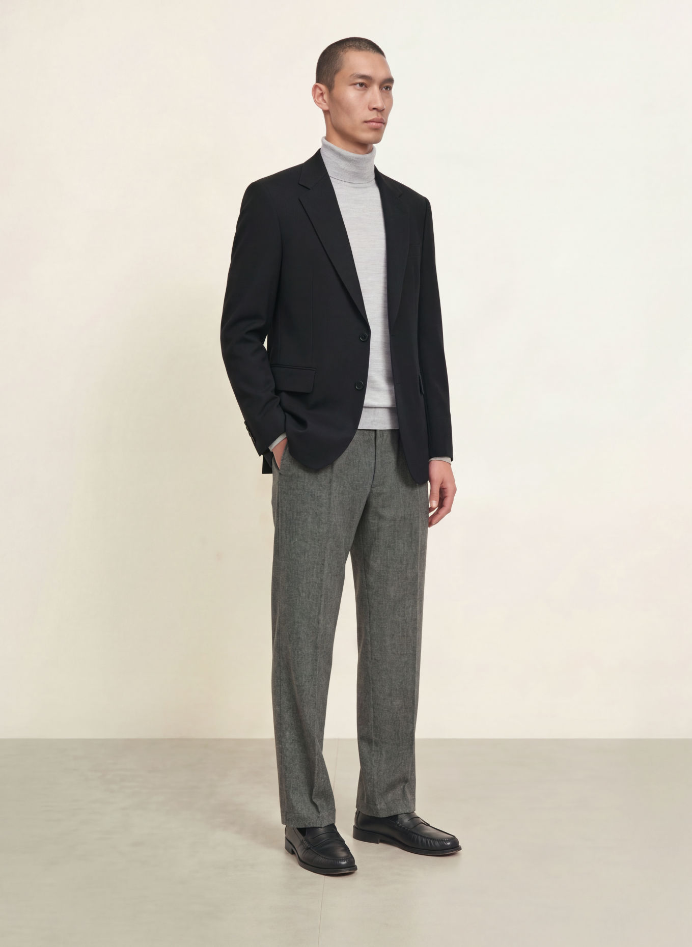 STRELLSON Sakko REECE Regular Fit: SCHWARZ