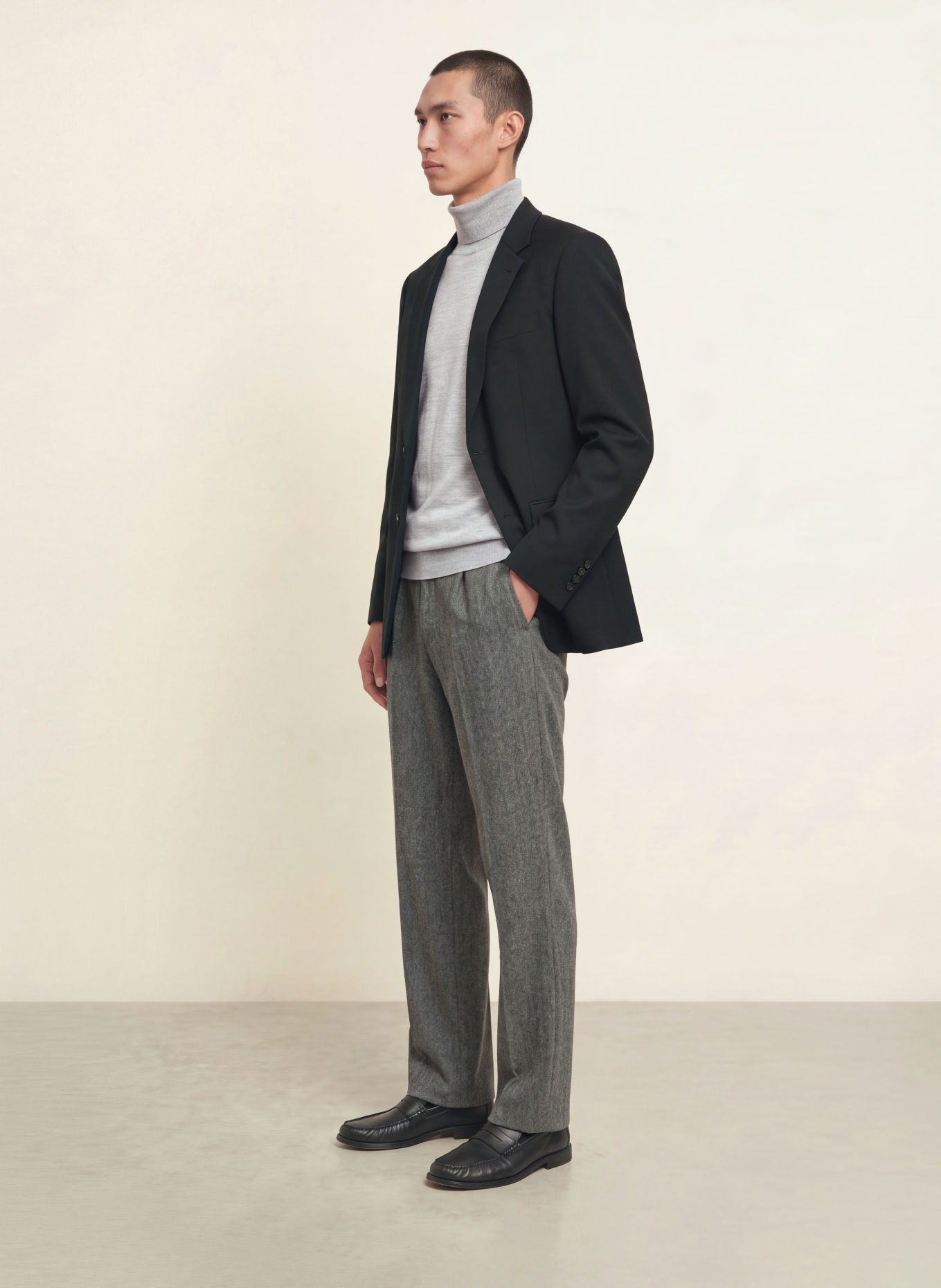 STRELLSON Sakko REECE Regular Fit: SCHWARZ