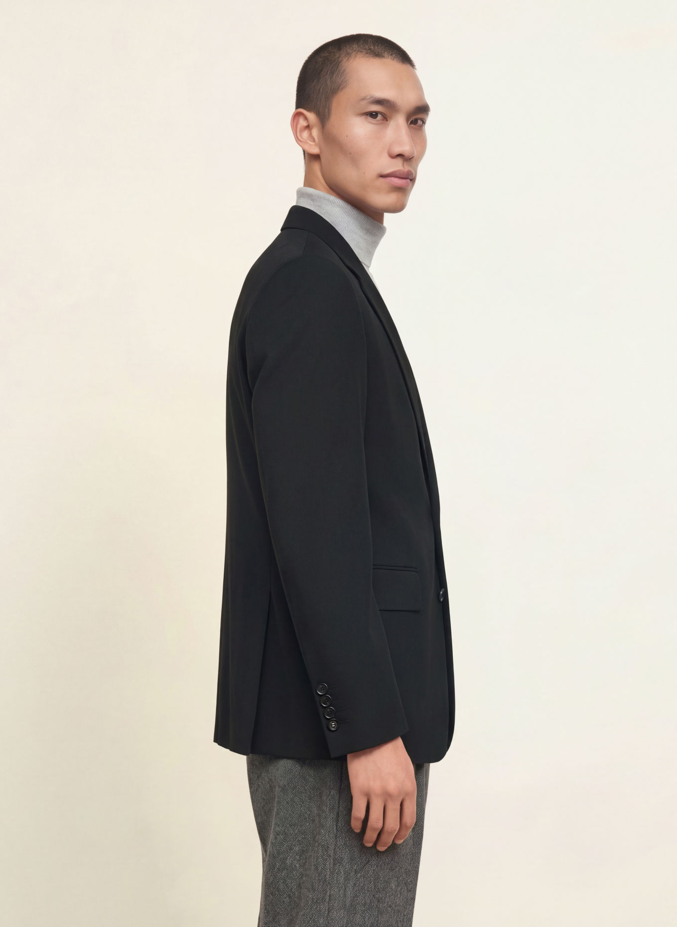 STRELLSON Sakko REECE Regular Fit: SCHWARZ