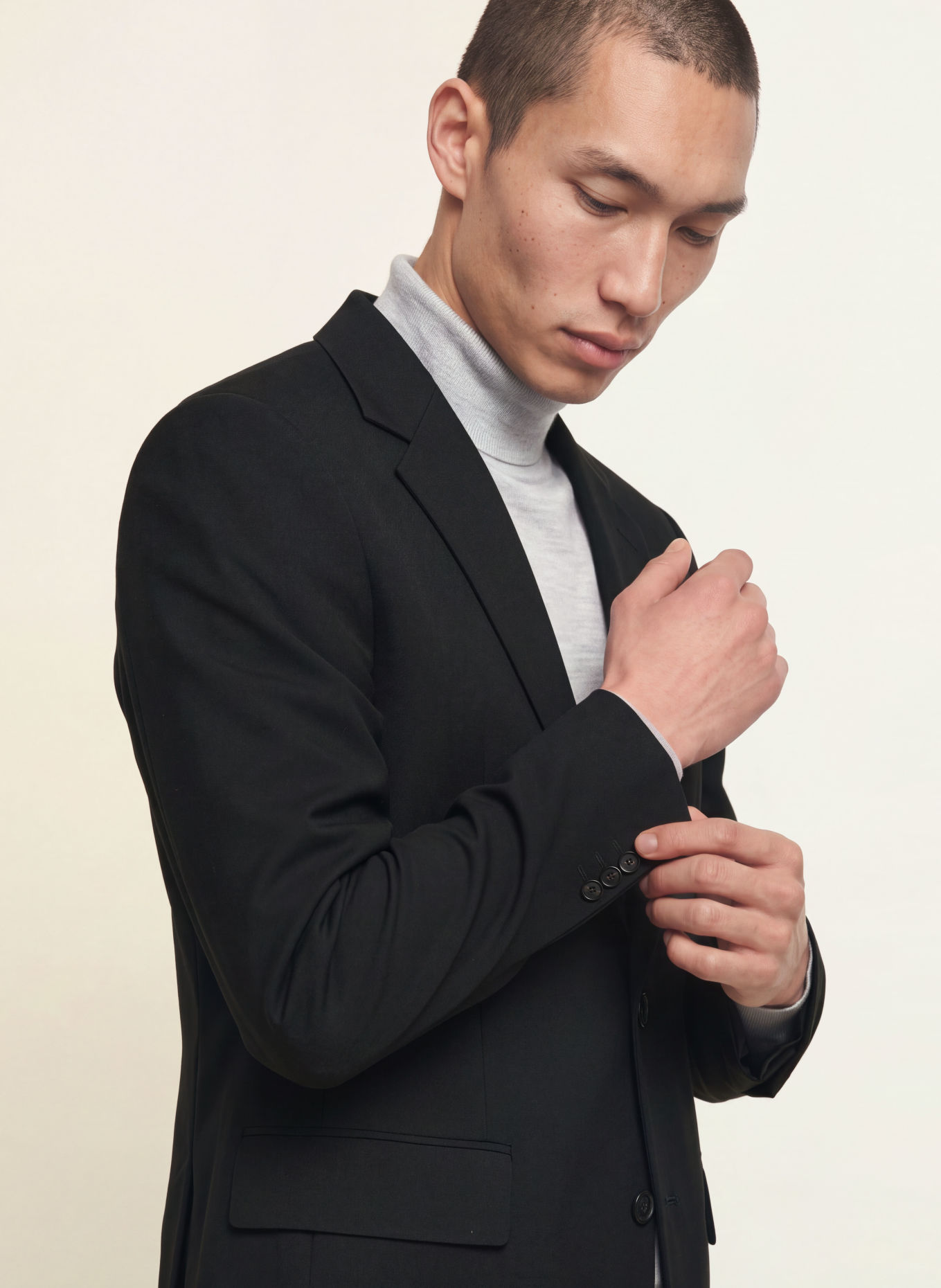 STRELLSON Sakko REECE Regular Fit: SCHWARZ