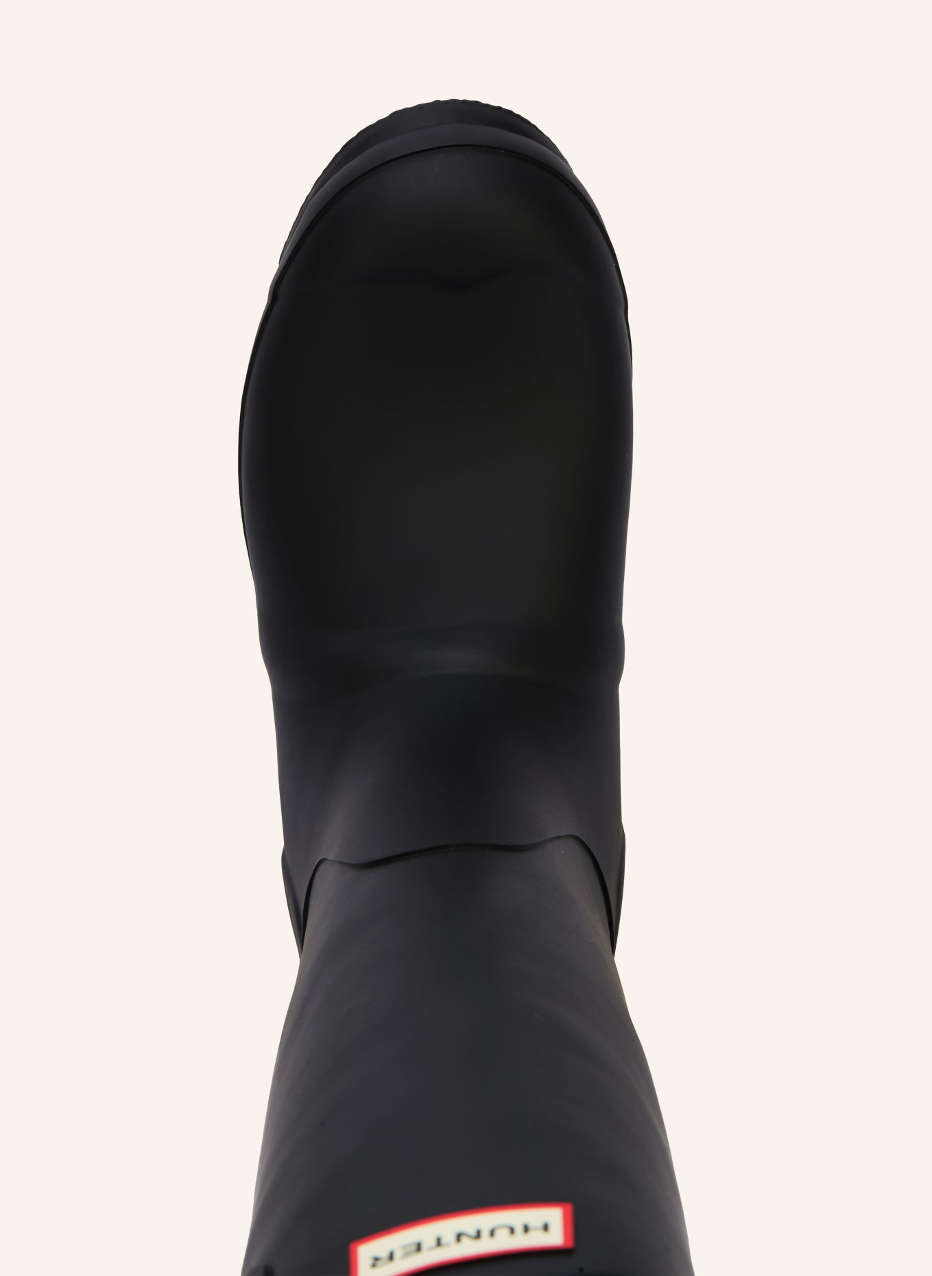 HUNTER Rain boots: BLACK / SILVER