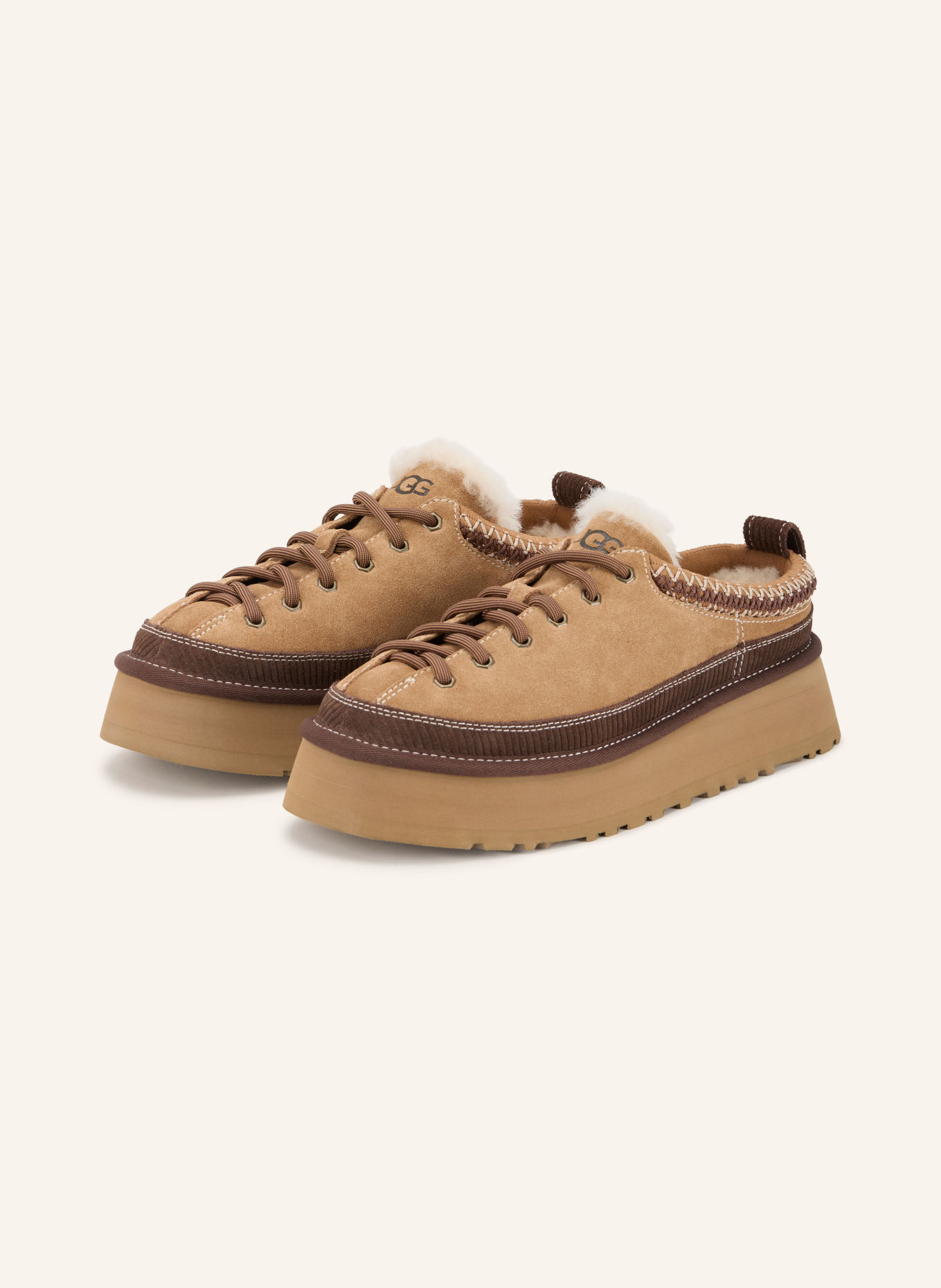 UGG Plateau-Schnürer HERITAGE: COGNAC / DUNKELBRAUN