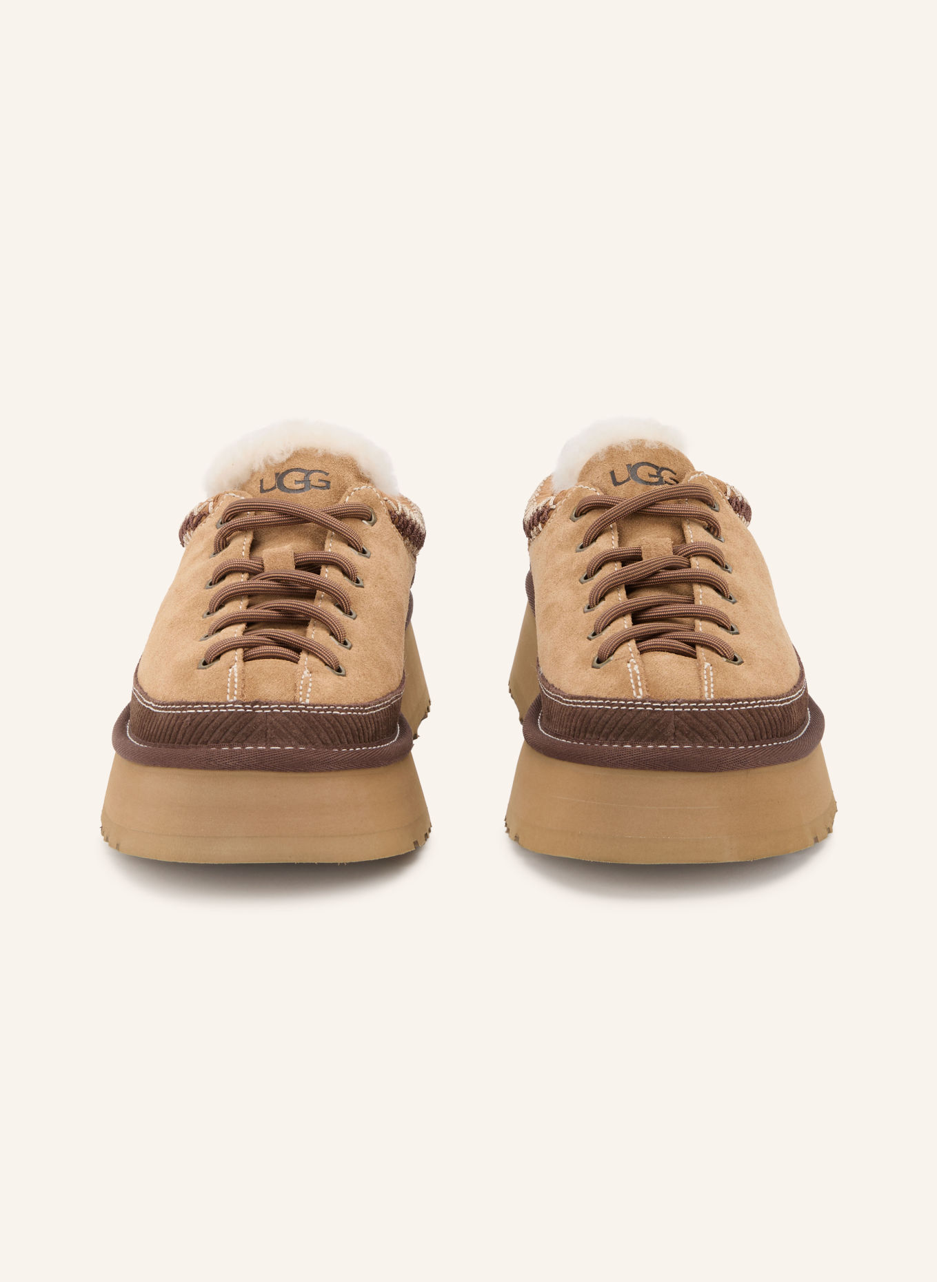 UGG Plateau-Schnürer HERITAGE: COGNAC / DUNKELBRAUN