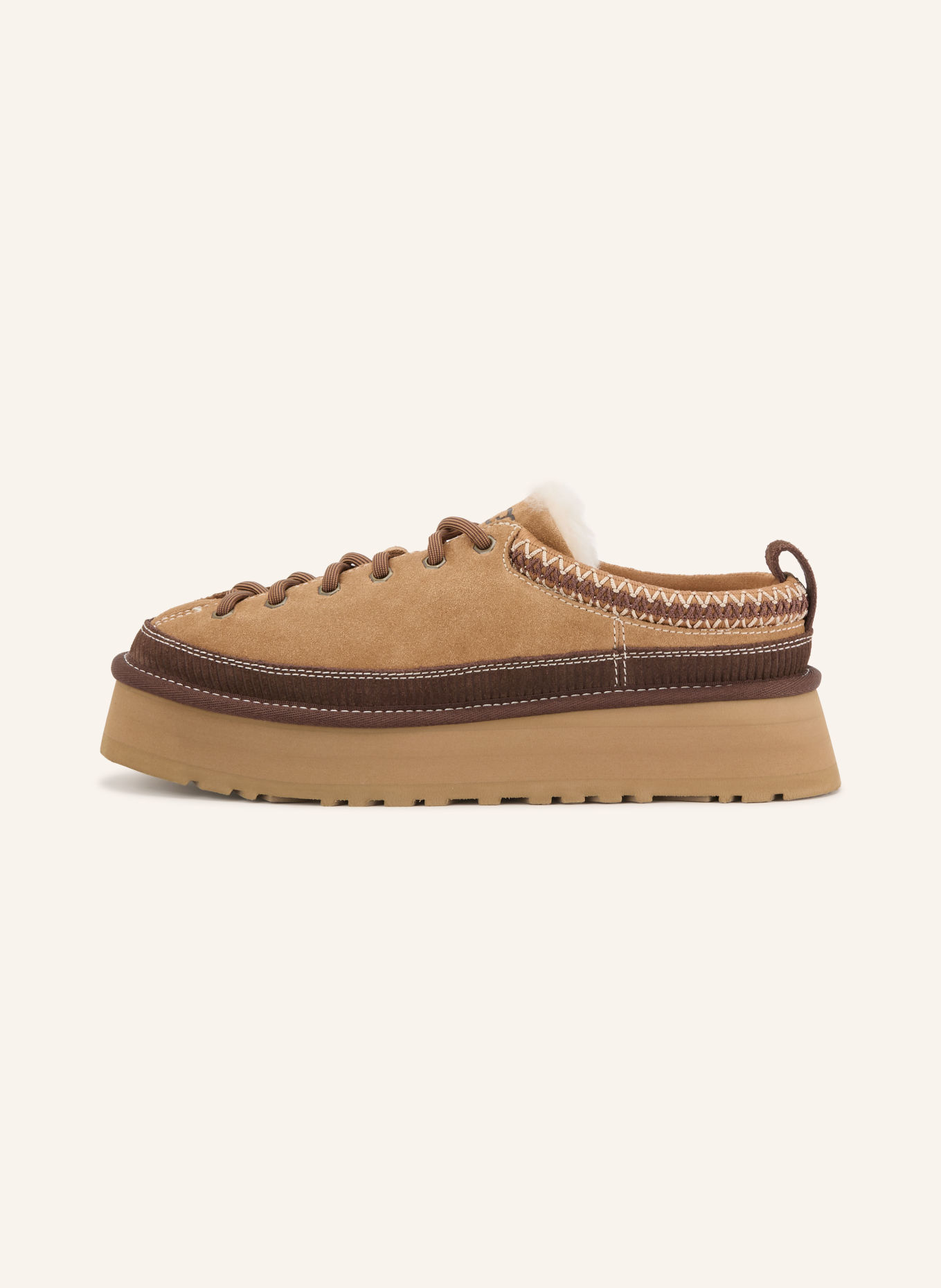 UGG Plateau-Schnürer HERITAGE: COGNAC / DUNKELBRAUN