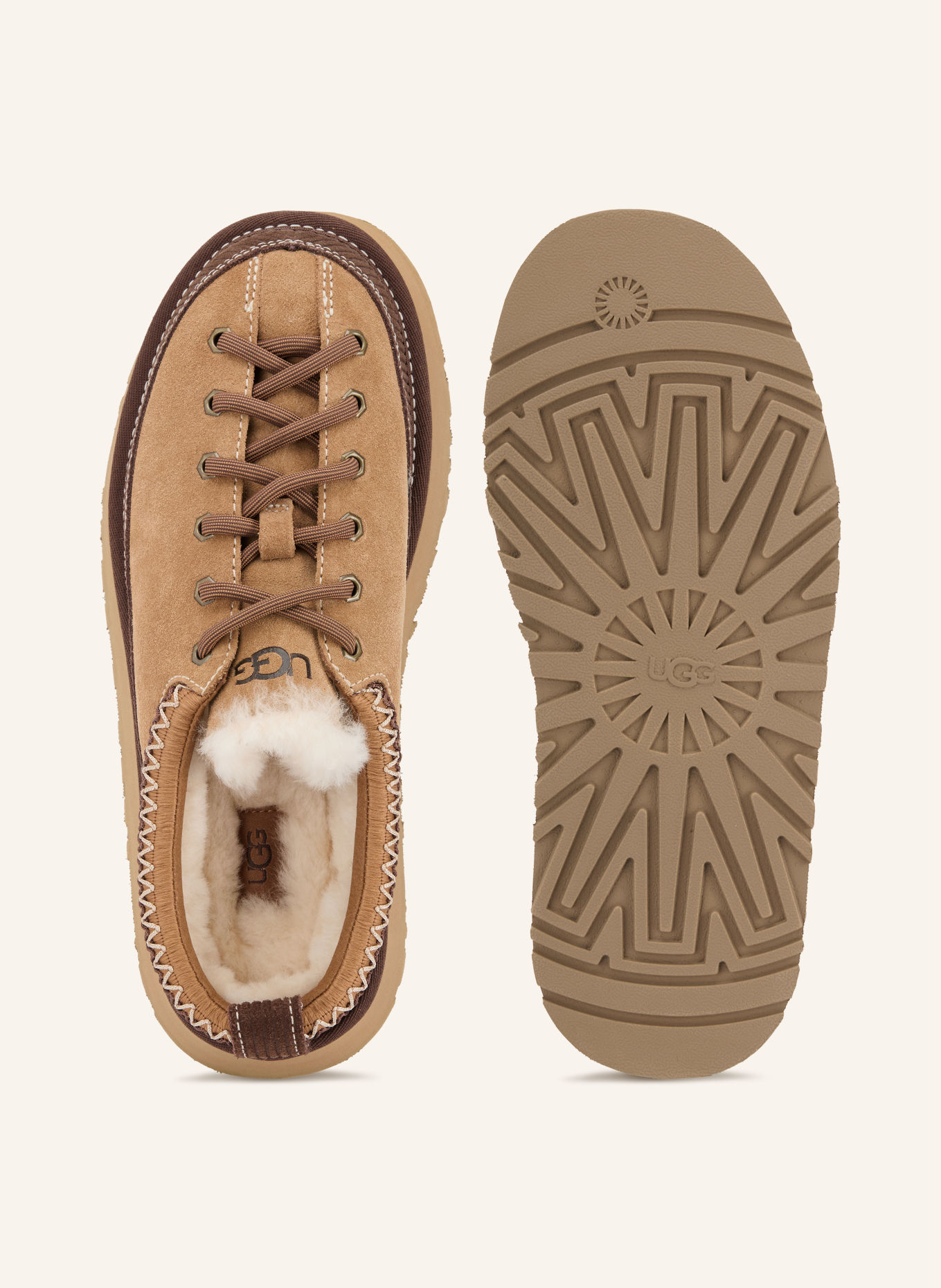 UGG Plateau-Schnürer HERITAGE: COGNAC / DUNKELBRAUN