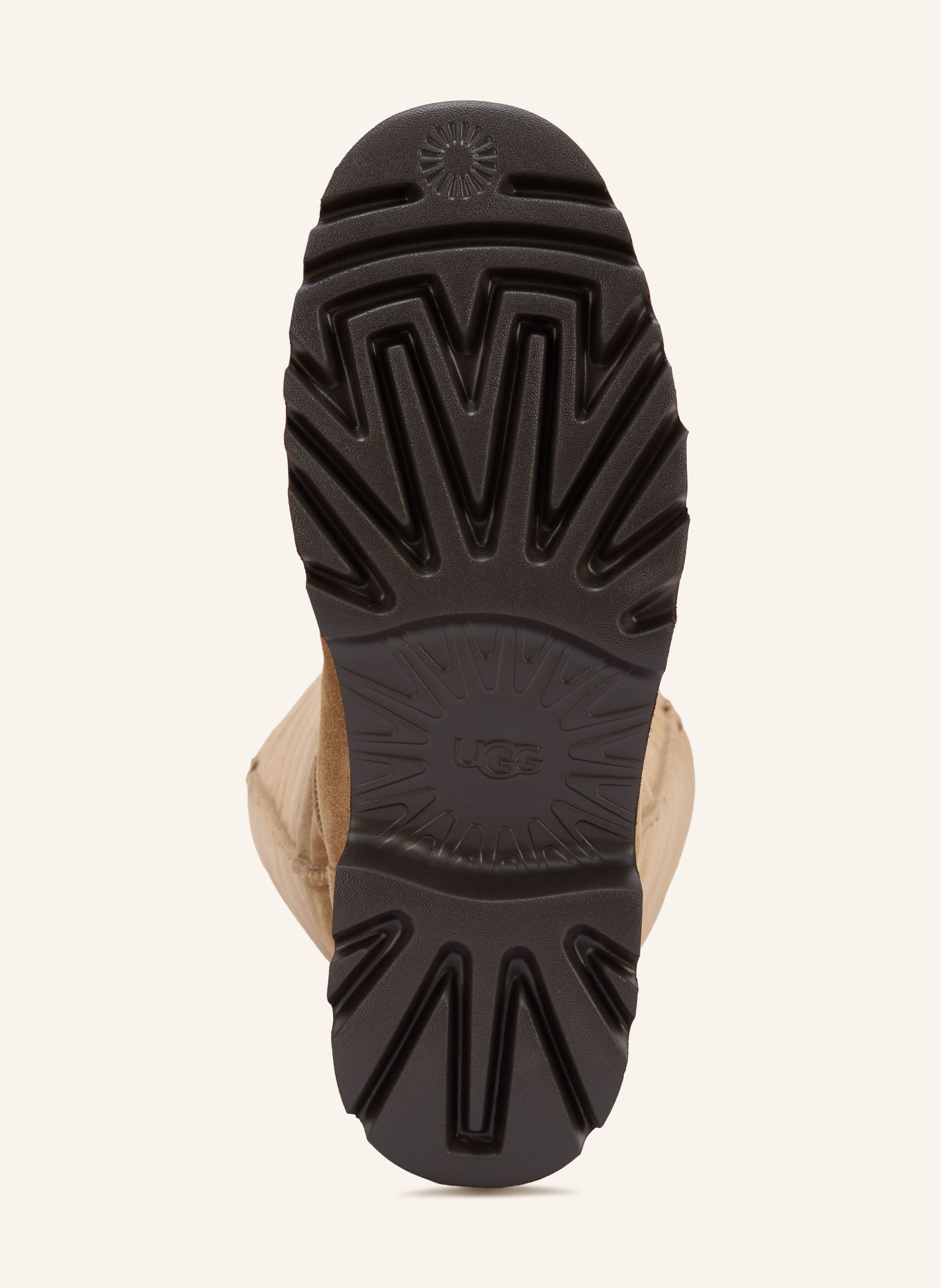 UGG UPTOWNER TALL Platform Boots: LIGHT BROWN