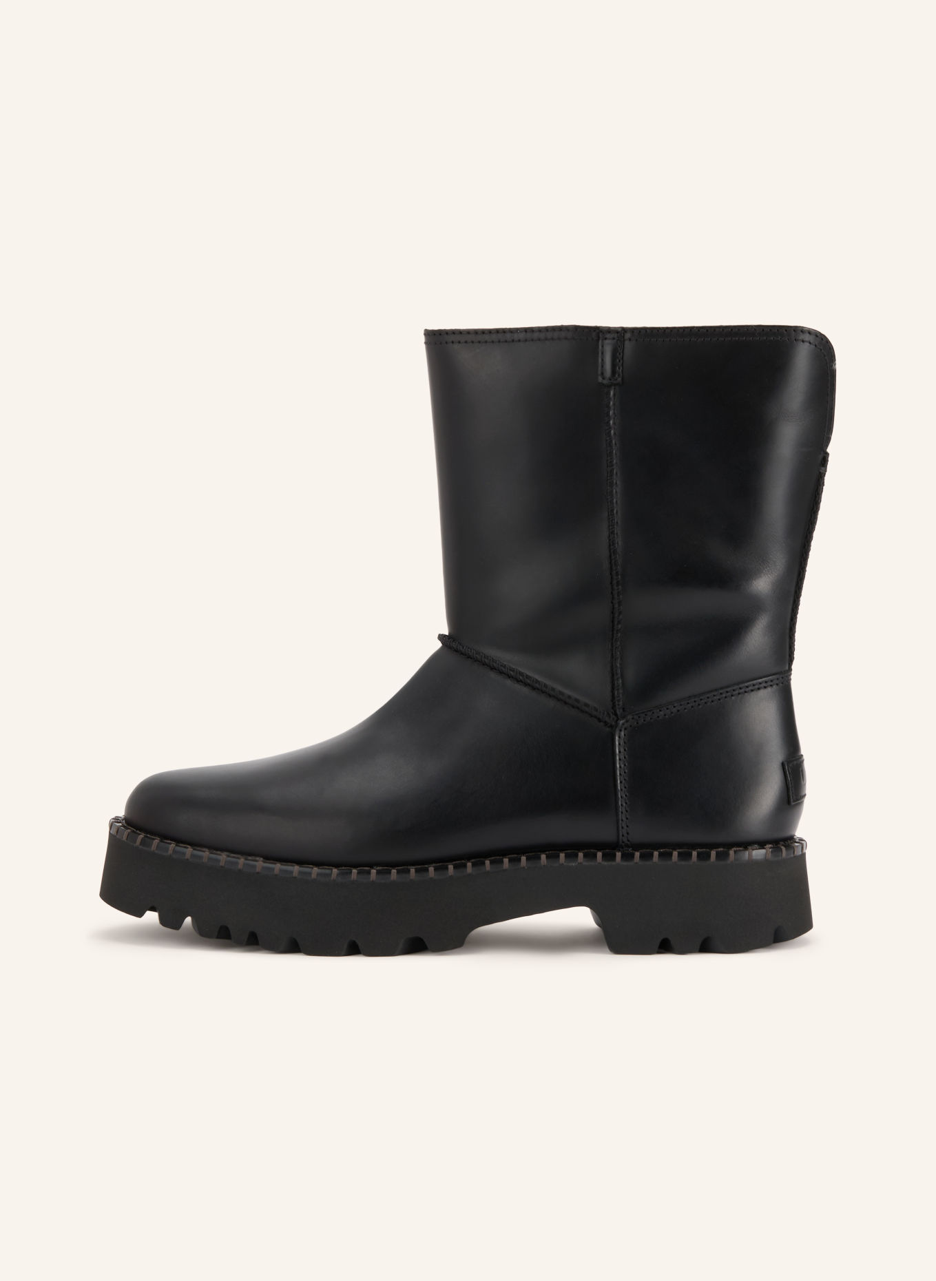 UGG Botki UPTOWNER Szorty: CZARNY