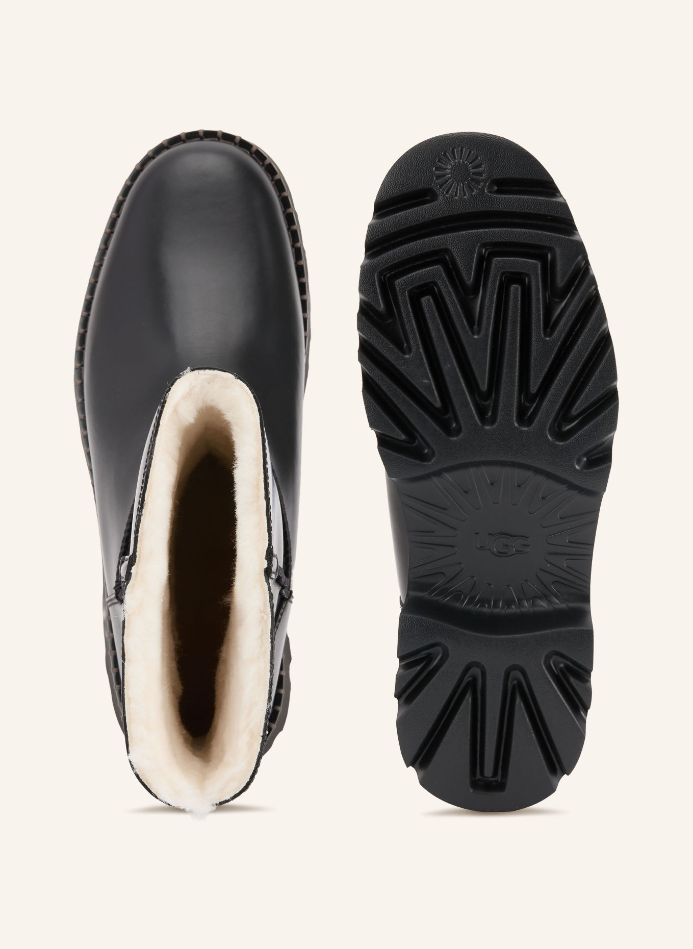 UGG Botki UPTOWNER Szorty: CZARNY