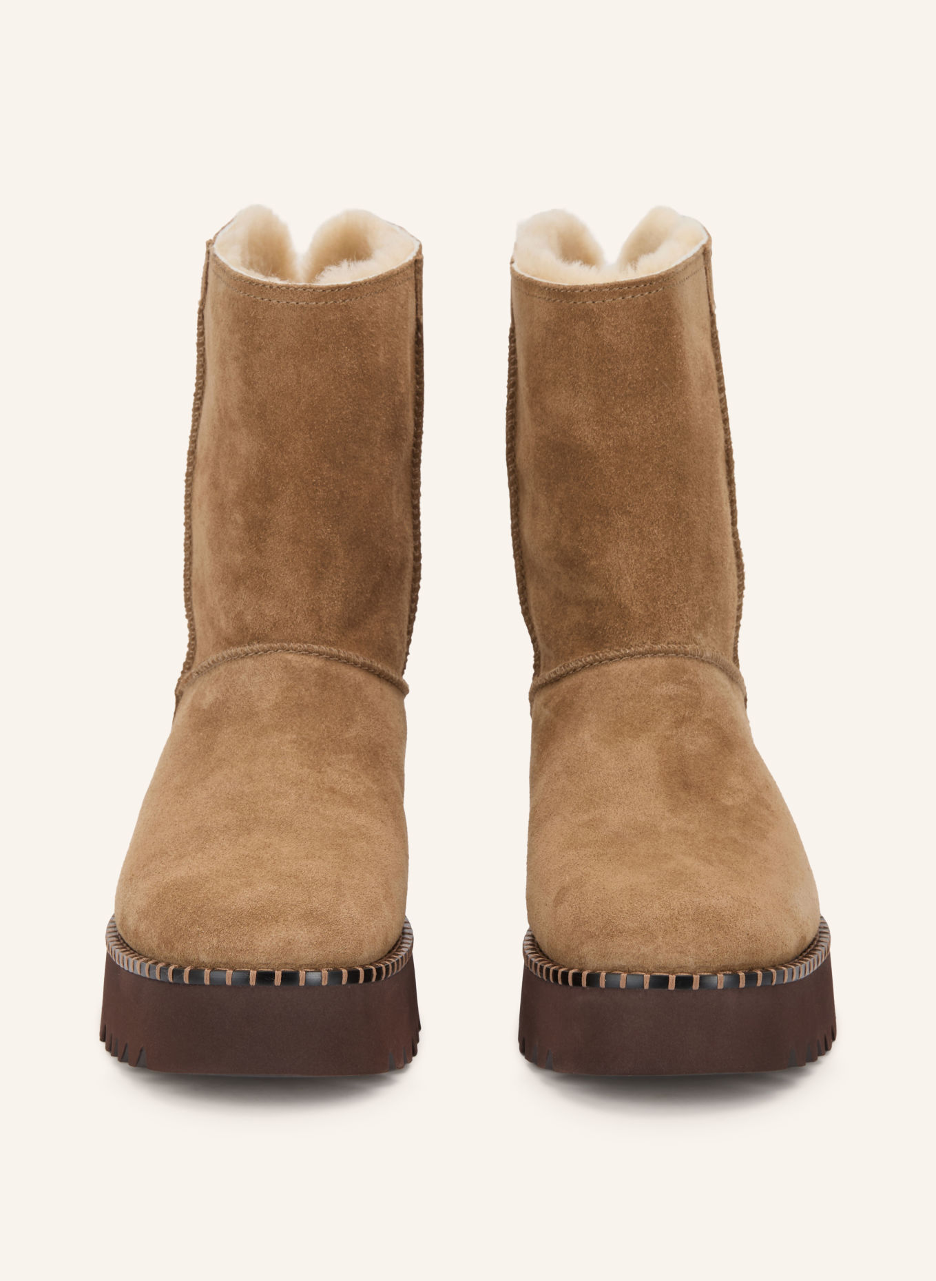 UGG Boots UPTOWNER SHORT: HELLBRAUN