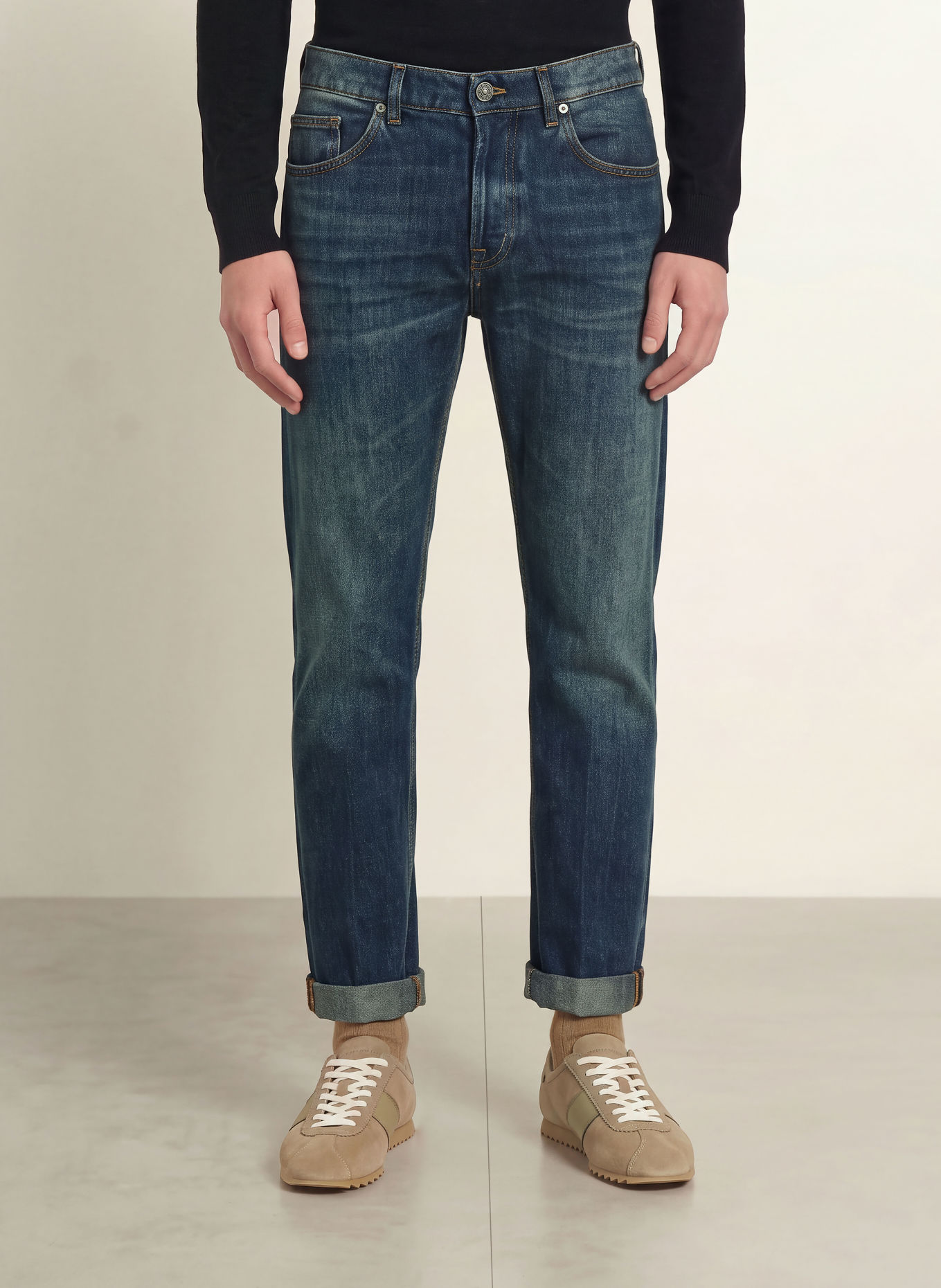 Dondup Jeans ICON Regular Fit: 800 BLUE