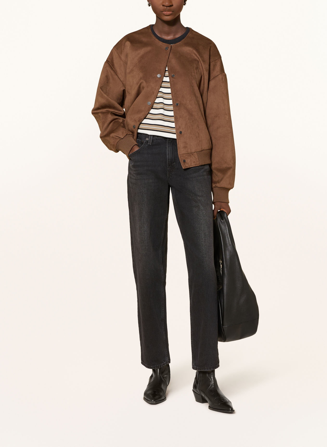 Levi's® Jean Mom LOOSE TAPER: 04 Med Indigo - Worn In