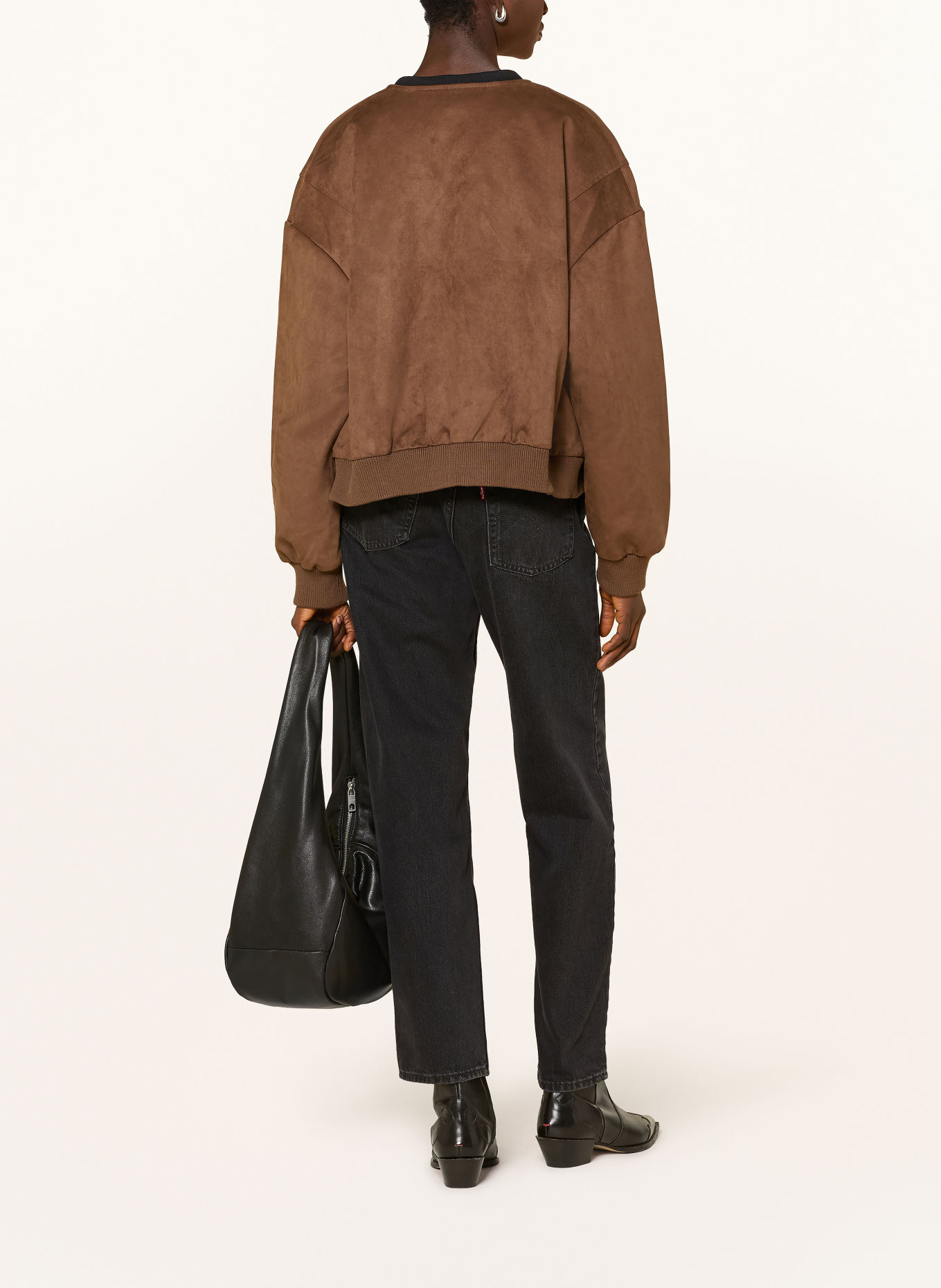 Levi's® Jean Mom LOOSE TAPER: 04 Med Indigo - Worn In