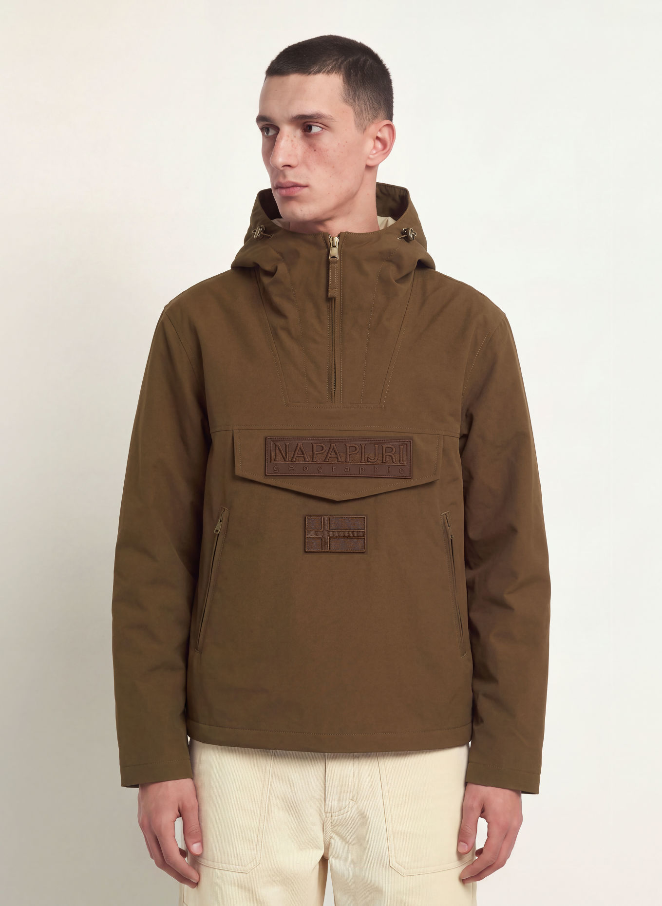 NAPAPIJRI Anorak RF NEXT COT: MARRON FONCÉ