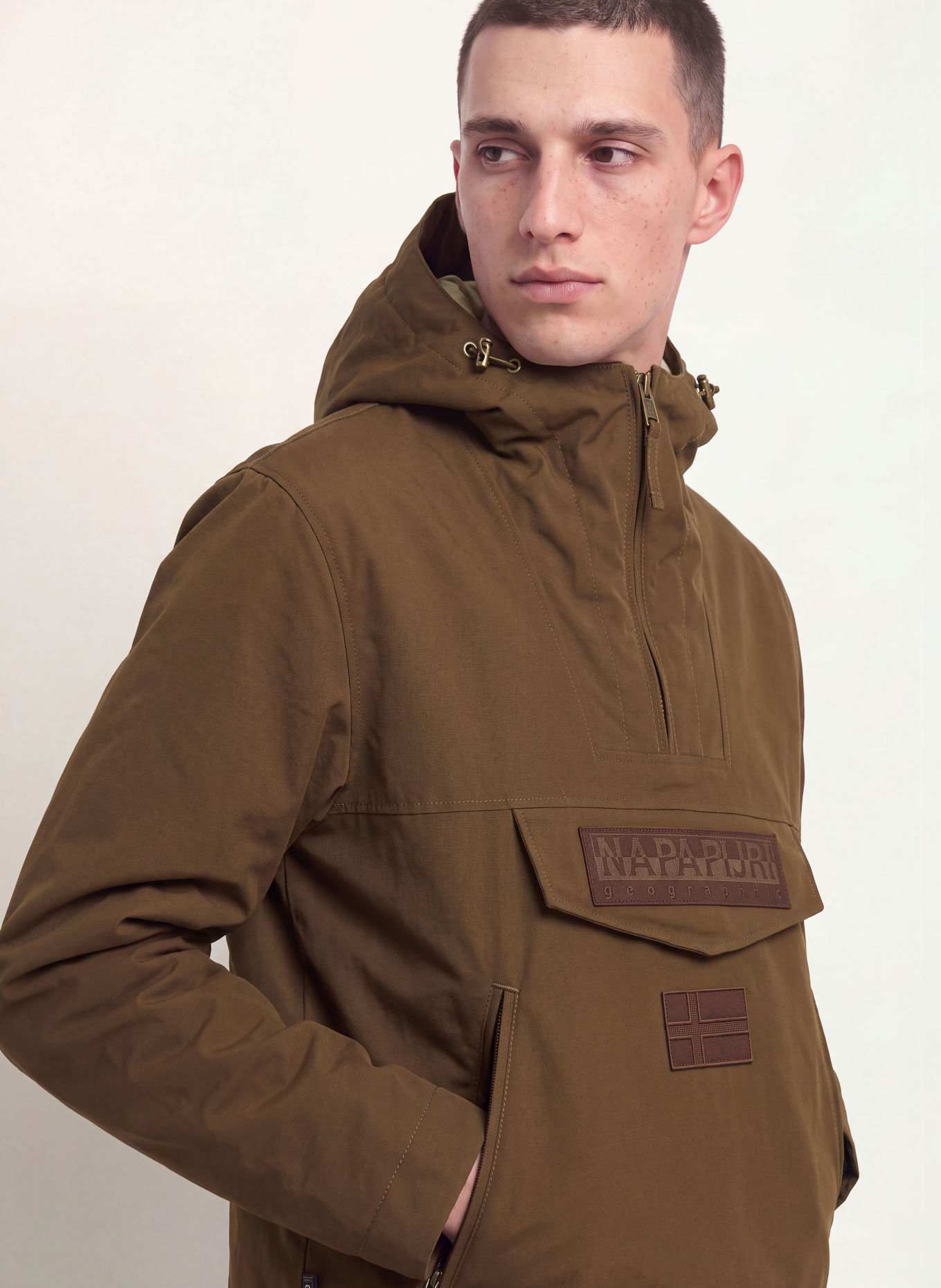 NAPAPIJRI Anorak RF NEXT COT: MARRON FONCÉ