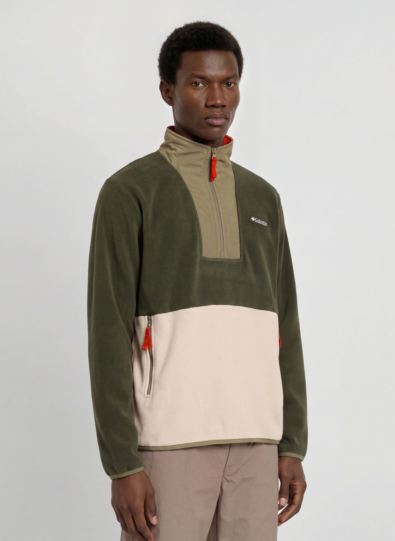 Columbia Fleece-tröja med dragkedja SEQUOIA GROVE™ II: GRÖN / BEIGE
