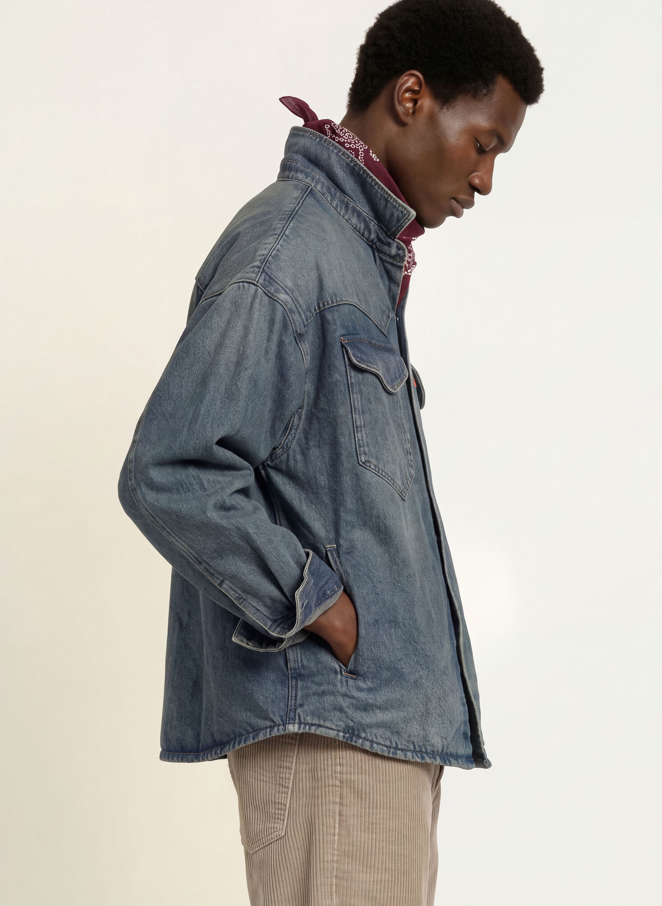 Levi's® Jeans-Overjacket LENNOX: BLAU