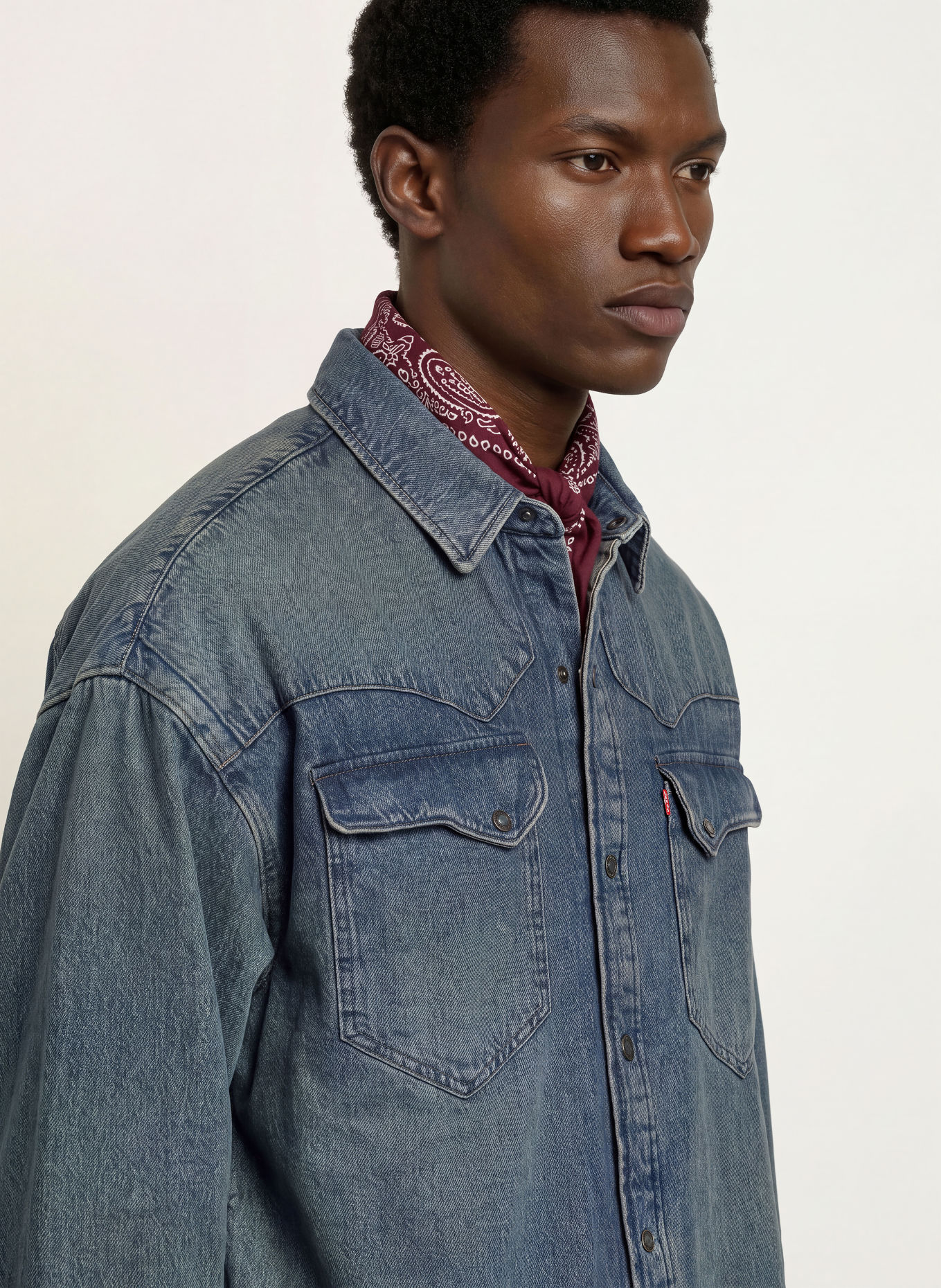 Levi's® Jeans-Overjacket LENNOX: BLAU