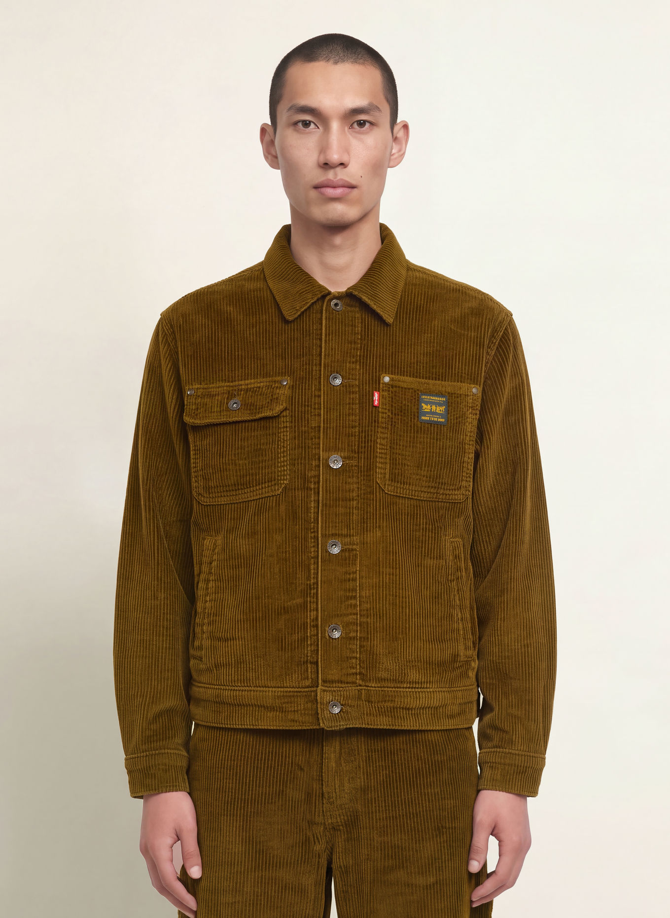 Levi's® Corduroy Overshirt SUNRISE TRUCKER: BROWN