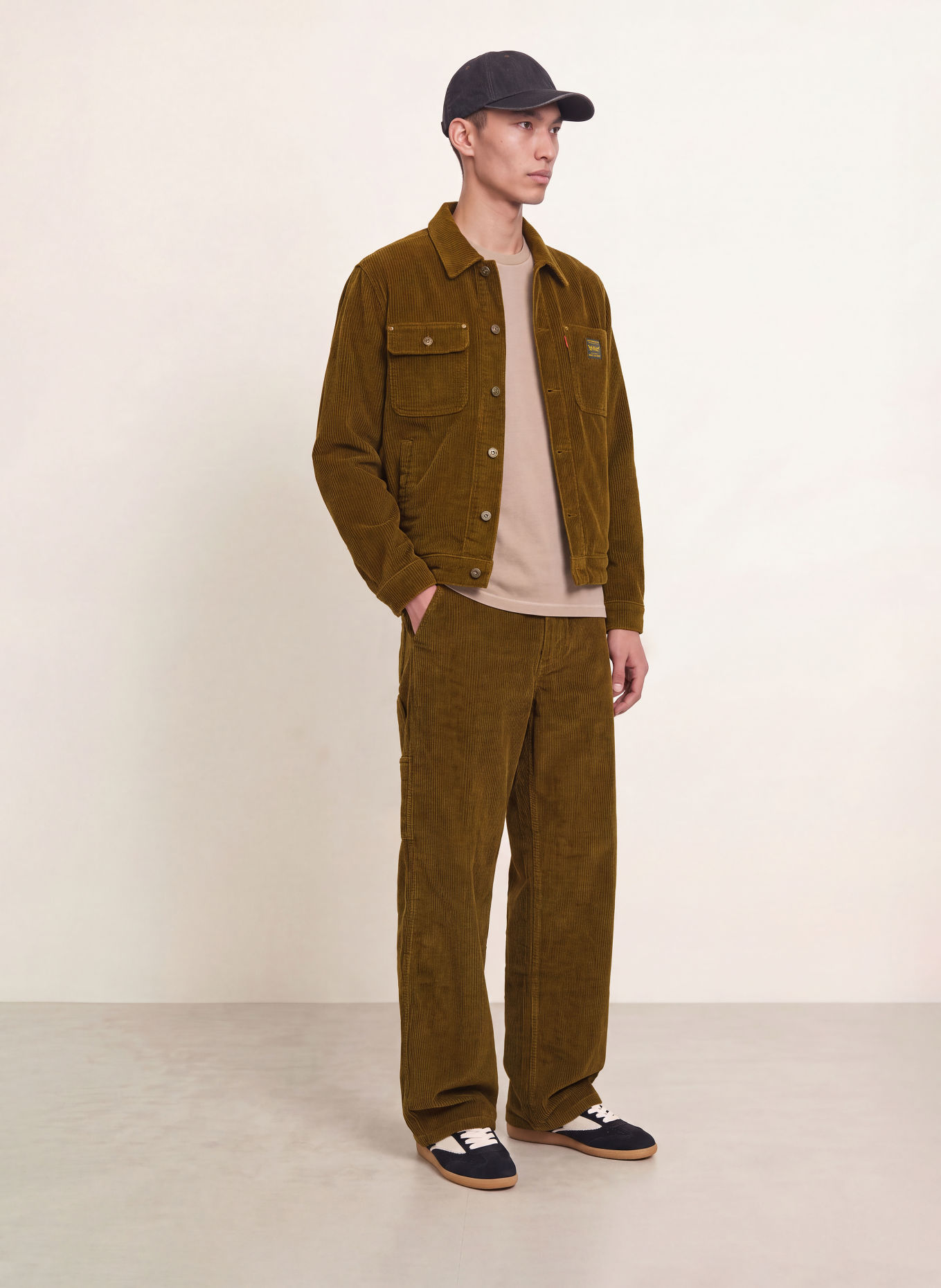 Levi's® Corduroy Overshirt SUNRISE TRUCKER: BROWN
