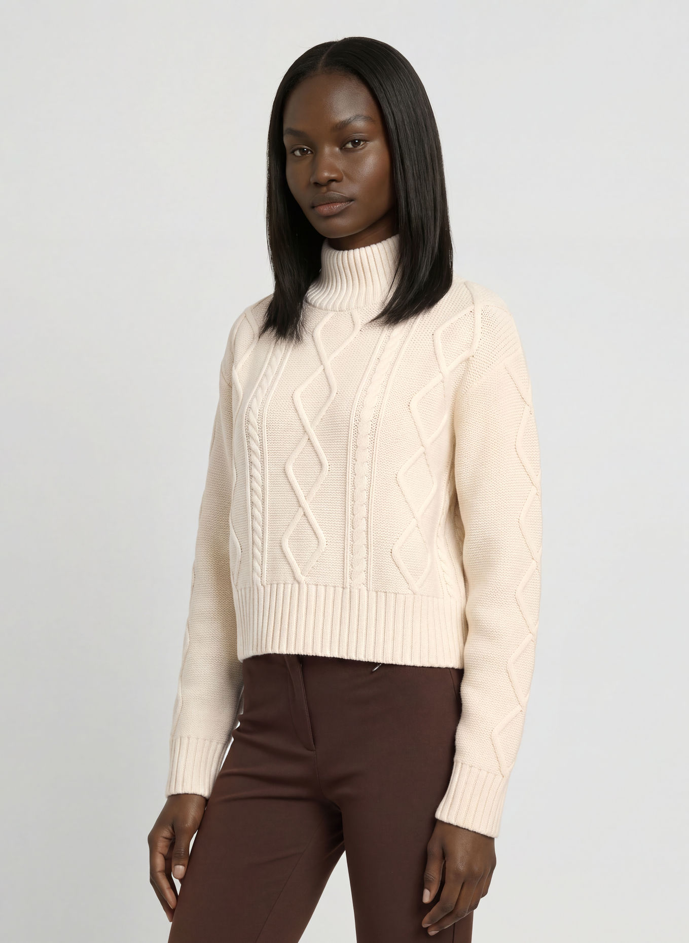 MRS & HUGS Sweter: ECRU