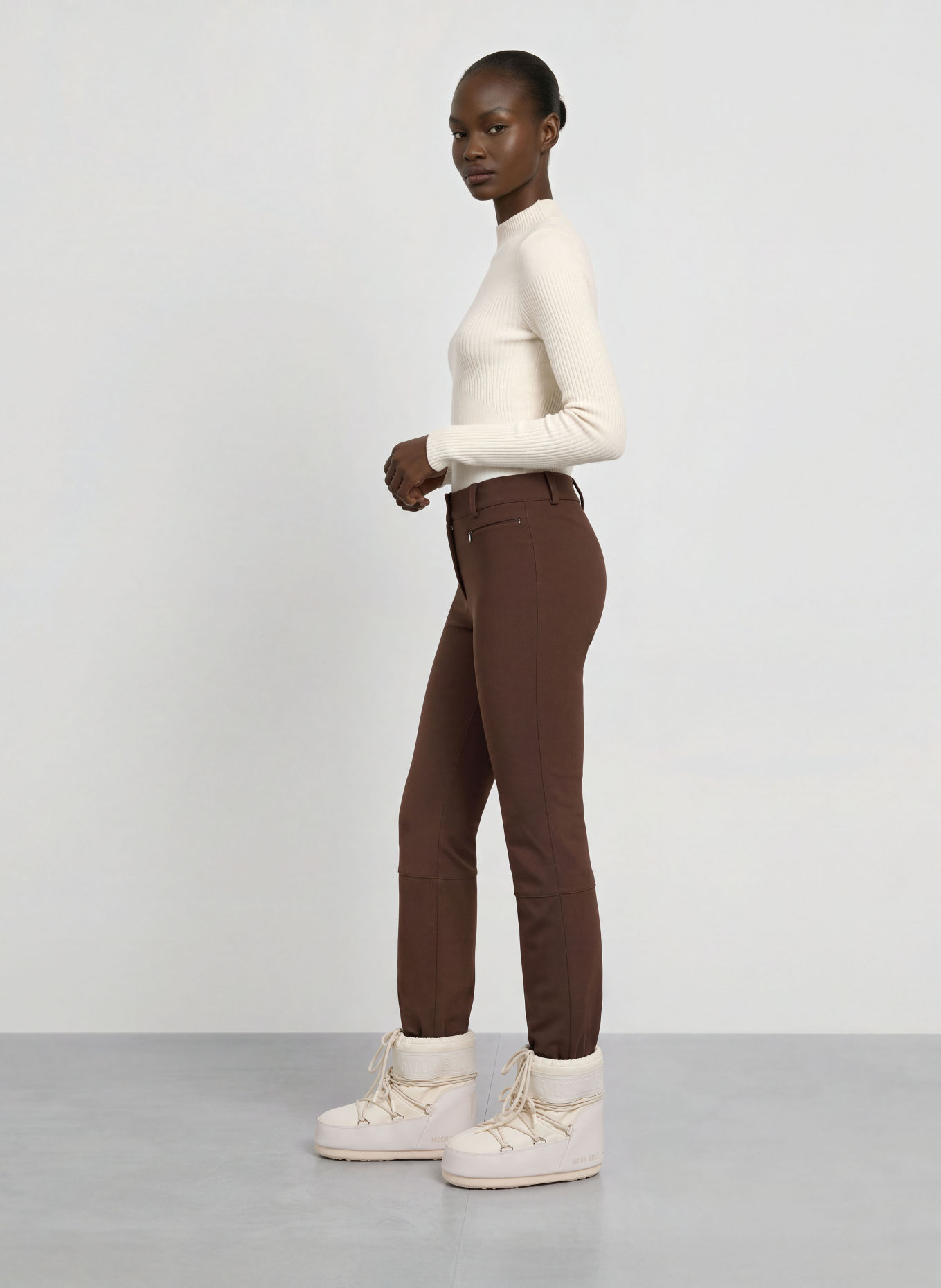 MRS & HUGS Cashmere Sweaters: ECRU
