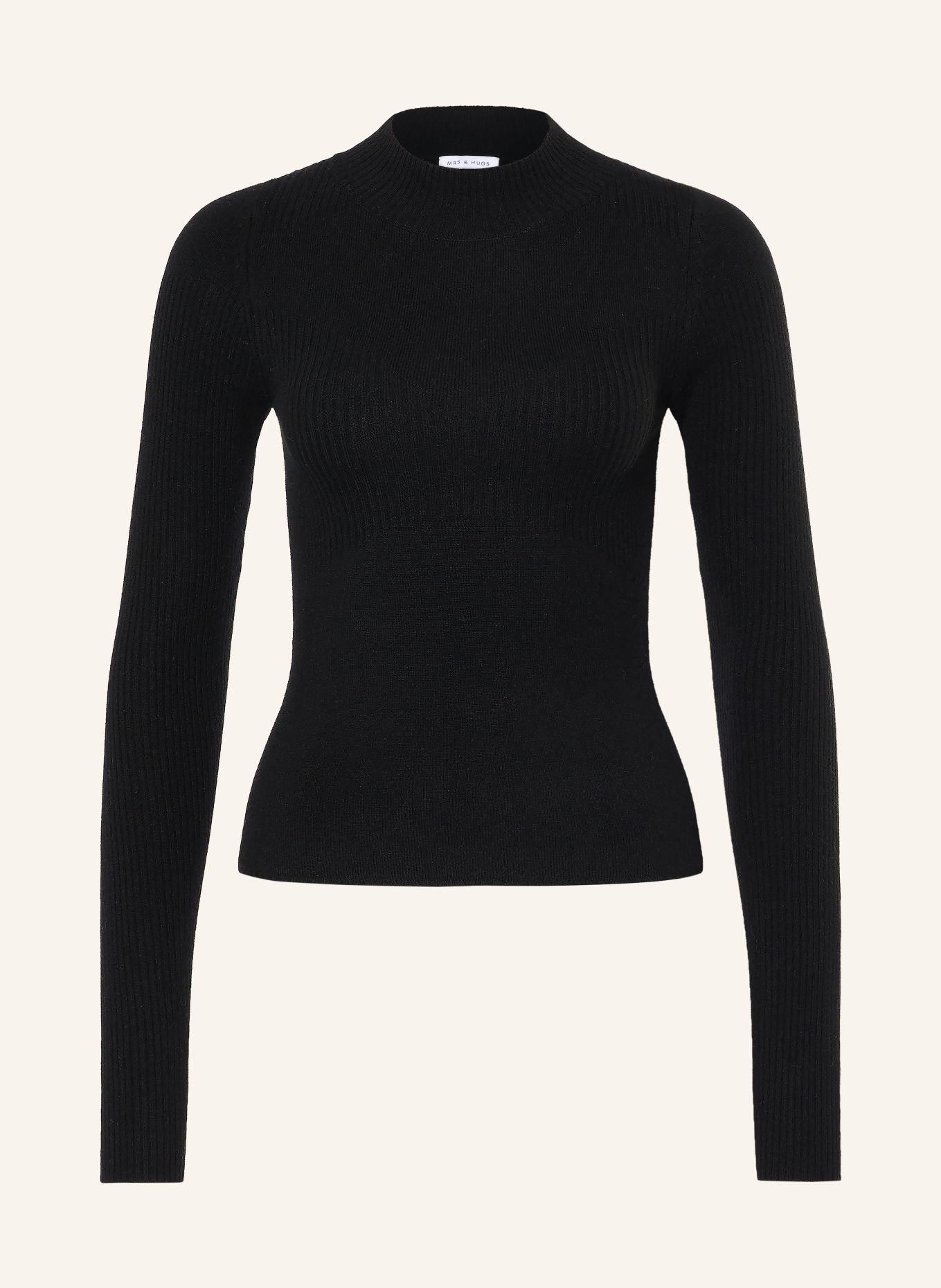 MRS & HUGS Sweter z kaszmiru: CZARNY
