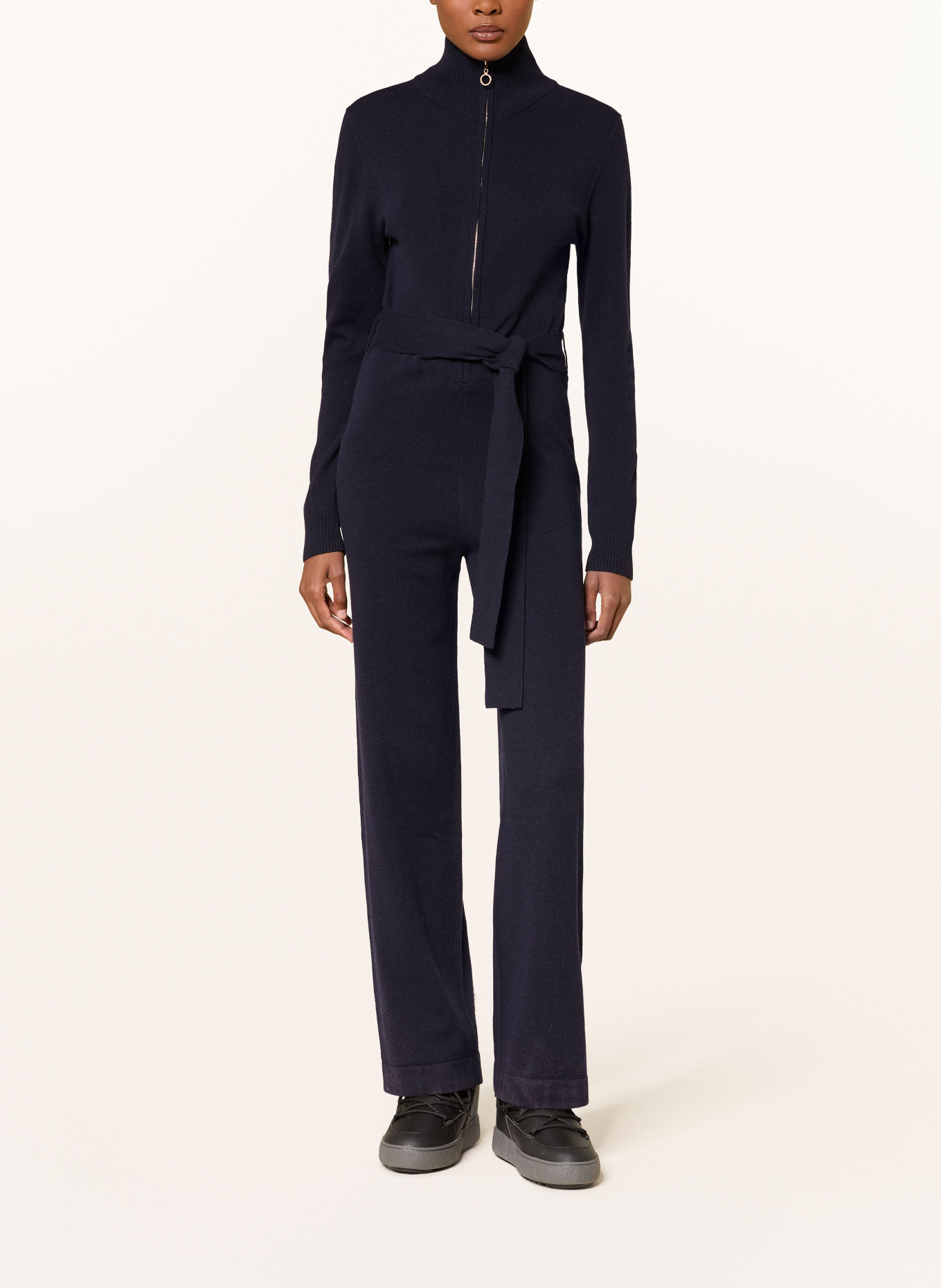 MRS & HUGS Jumpsuit: DONKERBLAUW