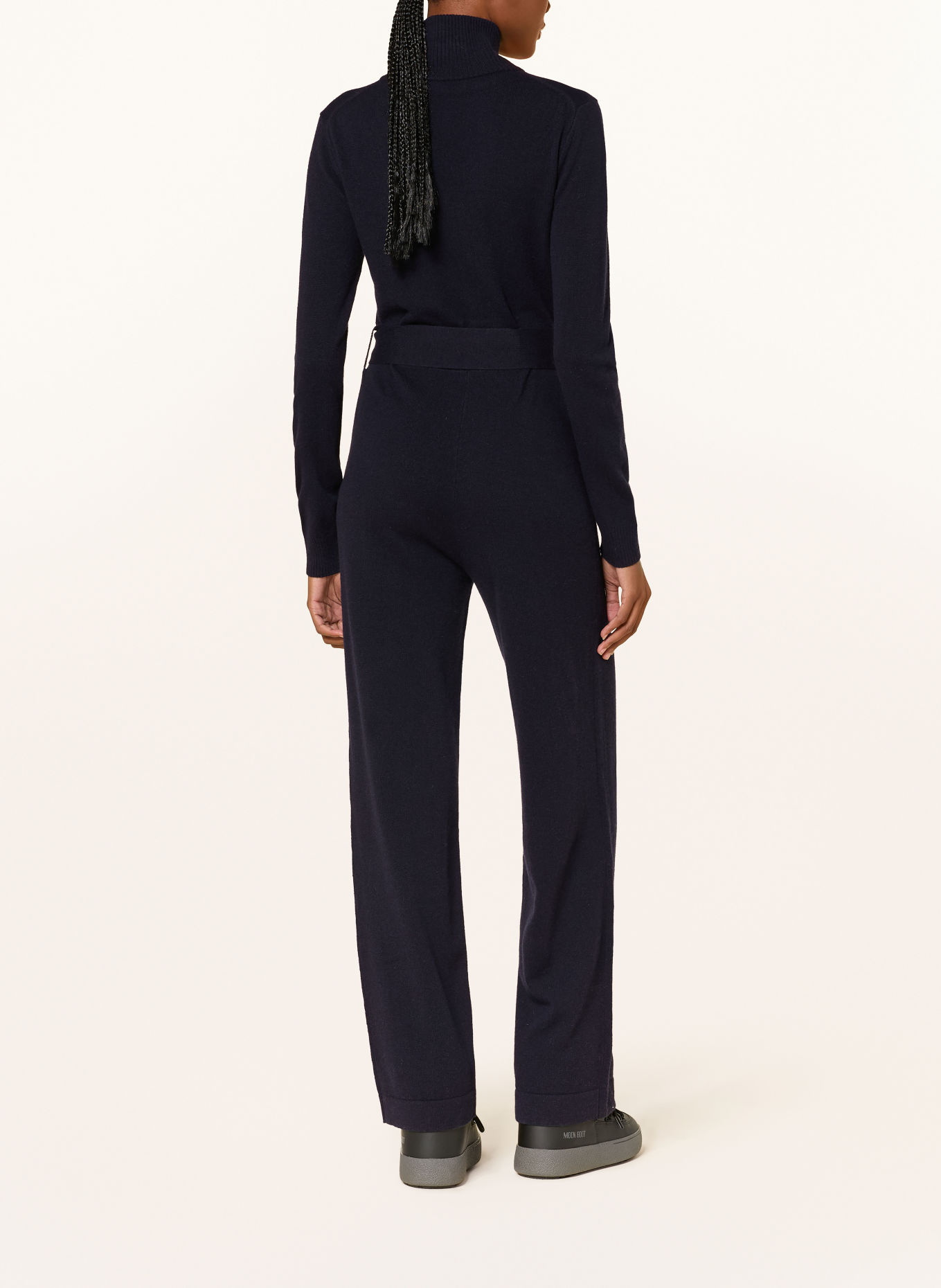 MRS & HUGS Jumpsuit: DONKERBLAUW