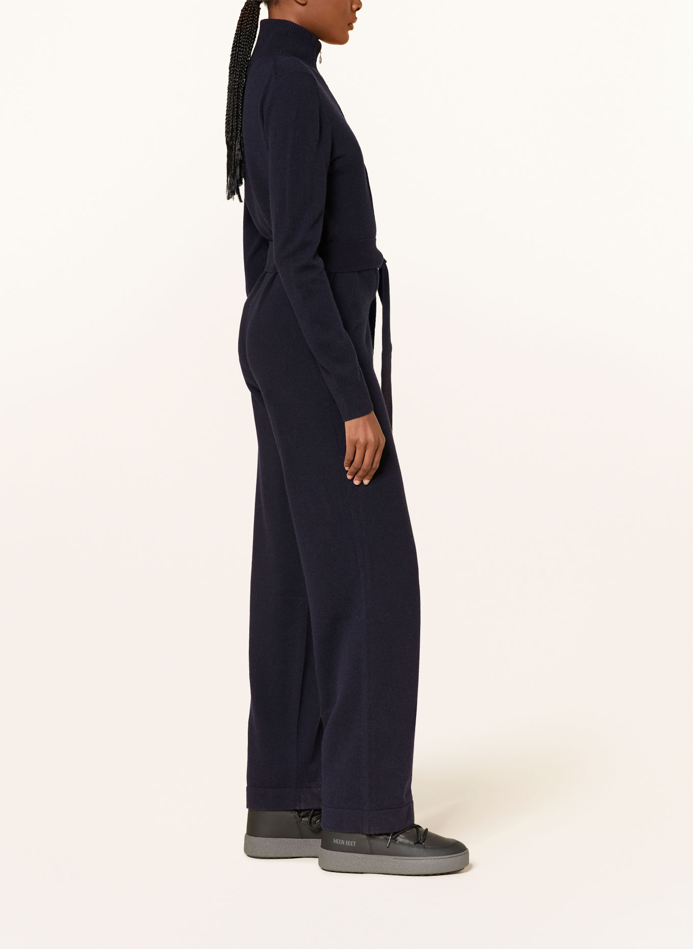 MRS & HUGS Jumpsuit: DONKERBLAUW