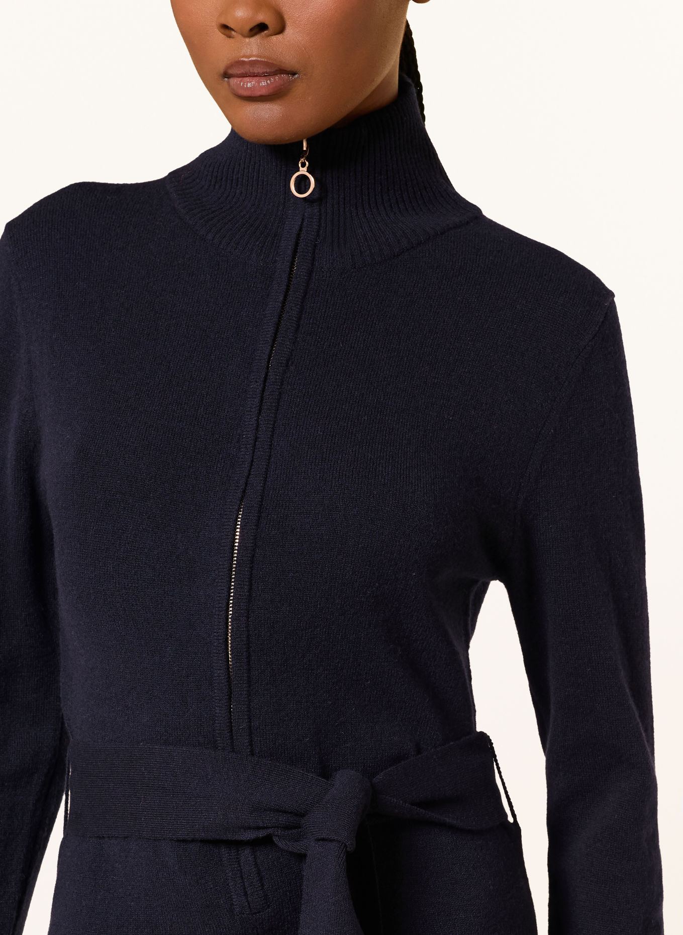 MRS & HUGS Jumpsuit: DONKERBLAUW