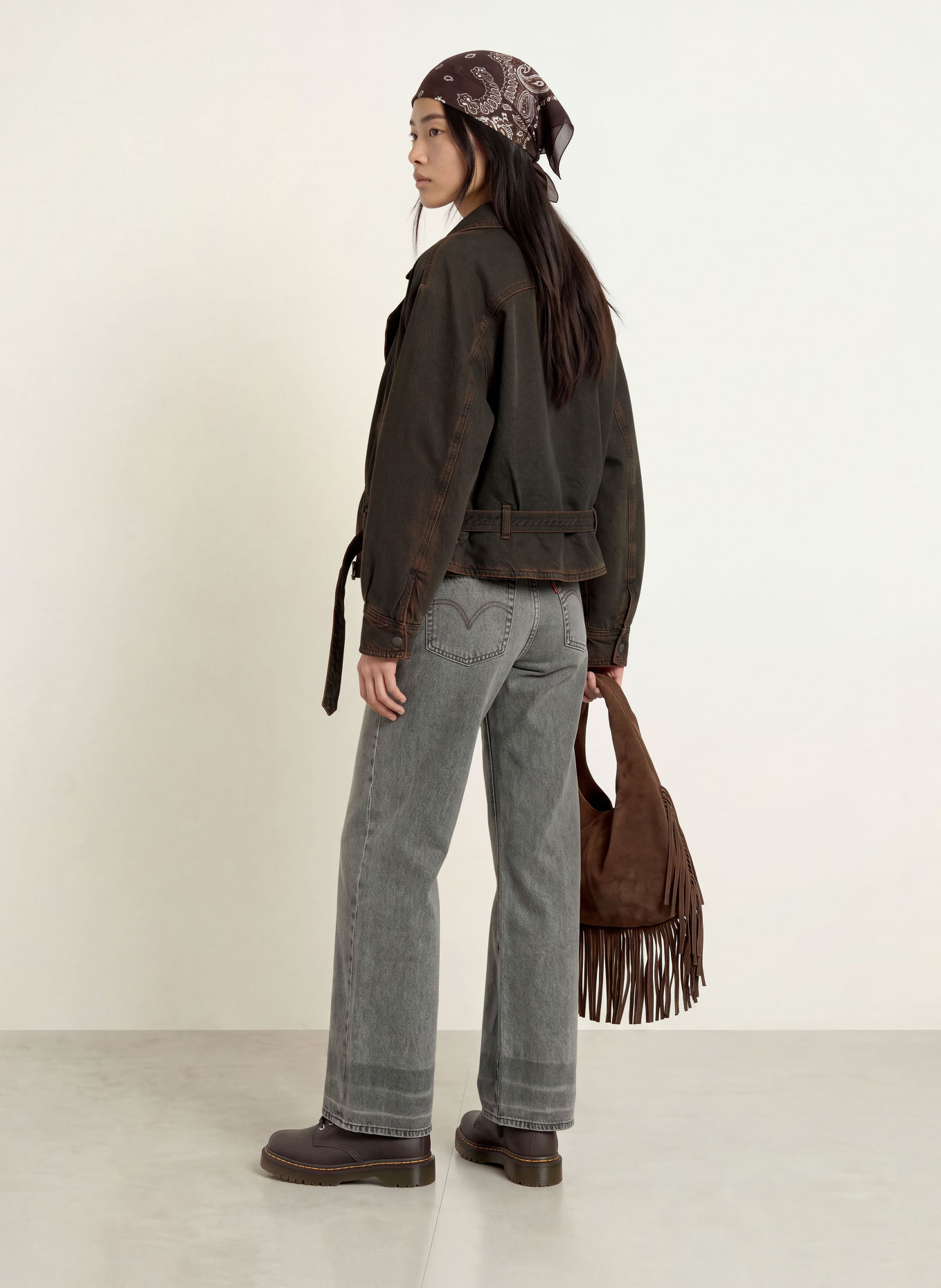 Levi's® Široké džíny RIBCAGE: 93 Greys