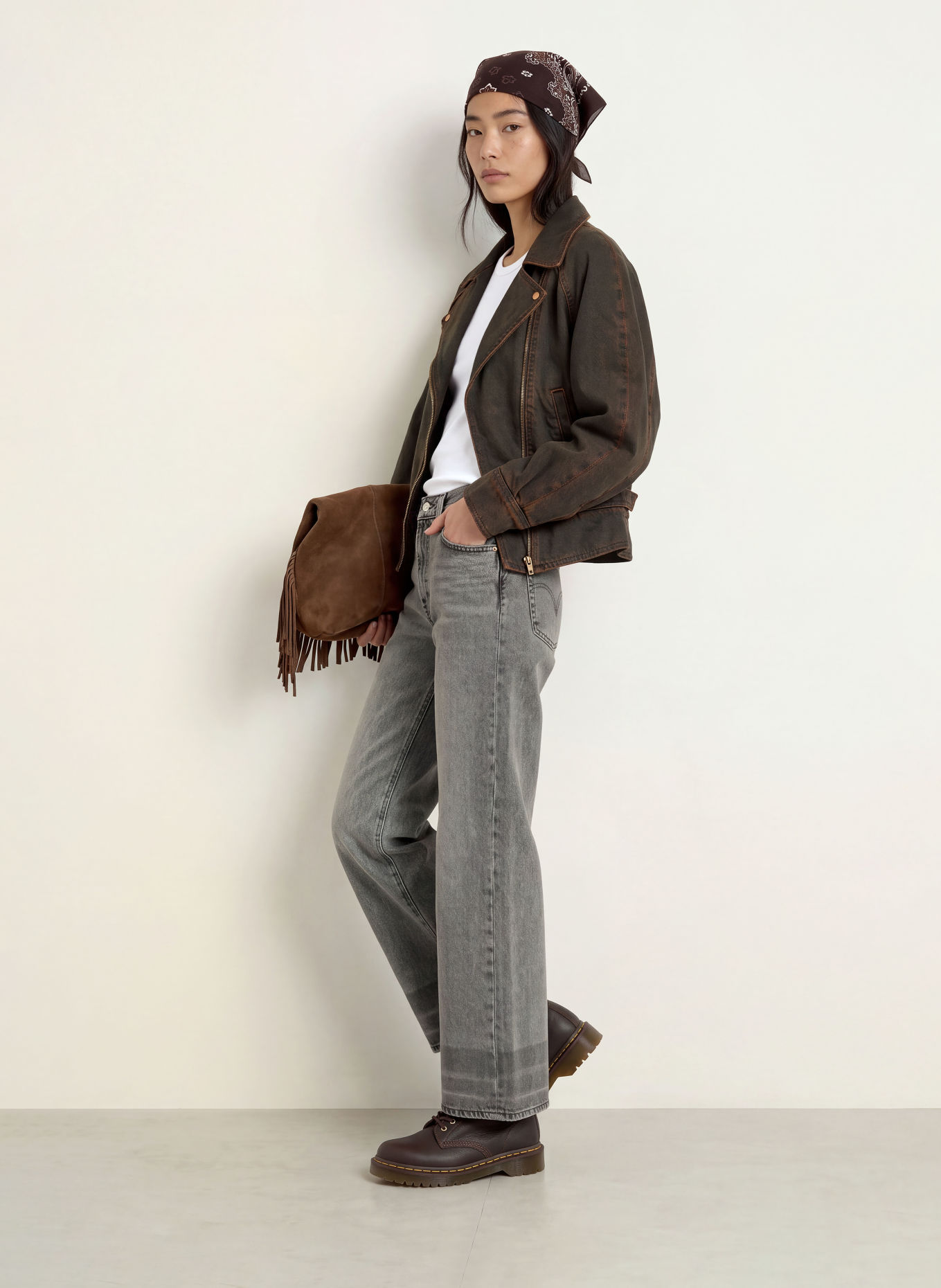 Levi's® Široké džíny RIBCAGE: 93 Greys