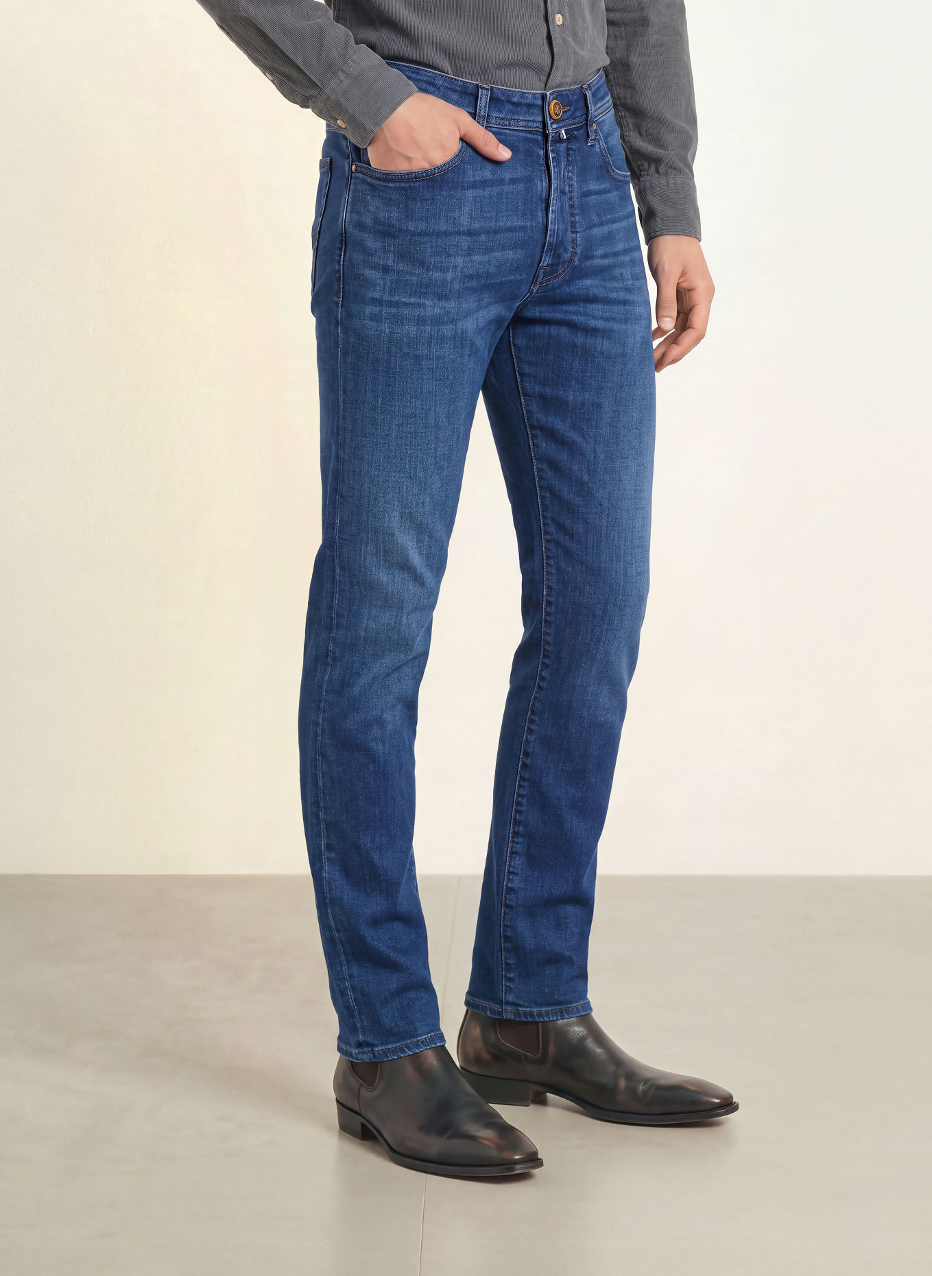 JACOB COHEN Jean slim fit: 100D DARK BLUE