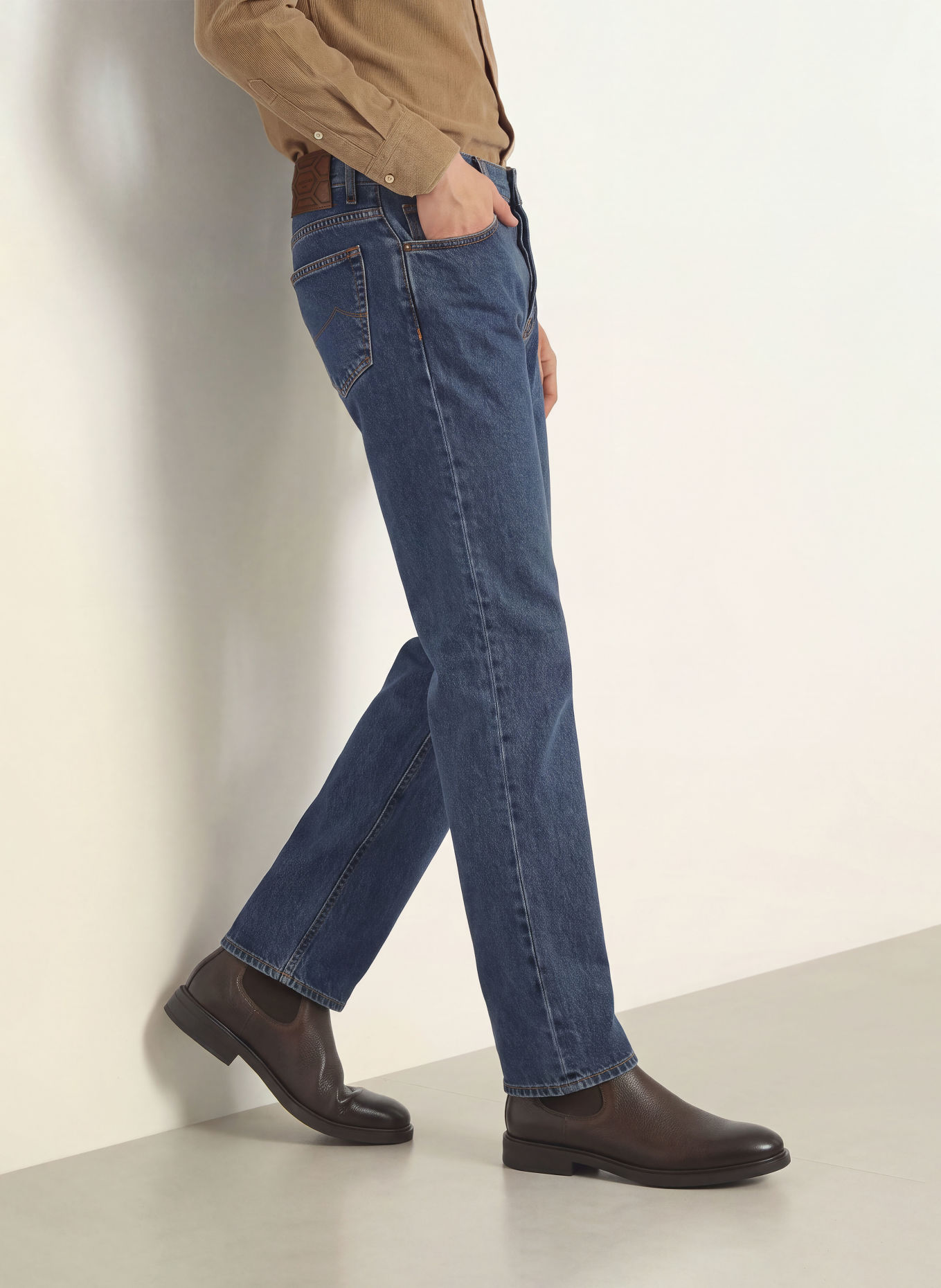 JACOB COHEN BARD Slim Fit Jeans: 200D MEDIUM BLUE