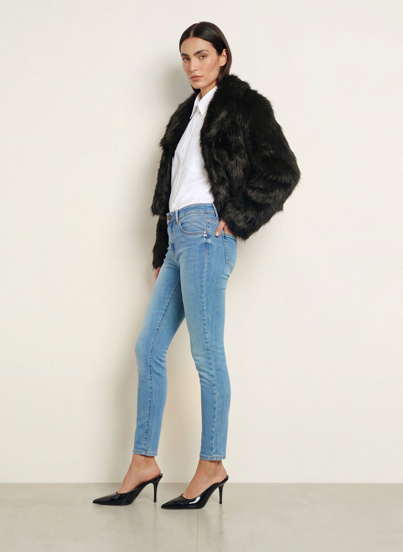 PATRIZIA PEPE Skinny jeans: CB40 LIGHT BLUE WASH