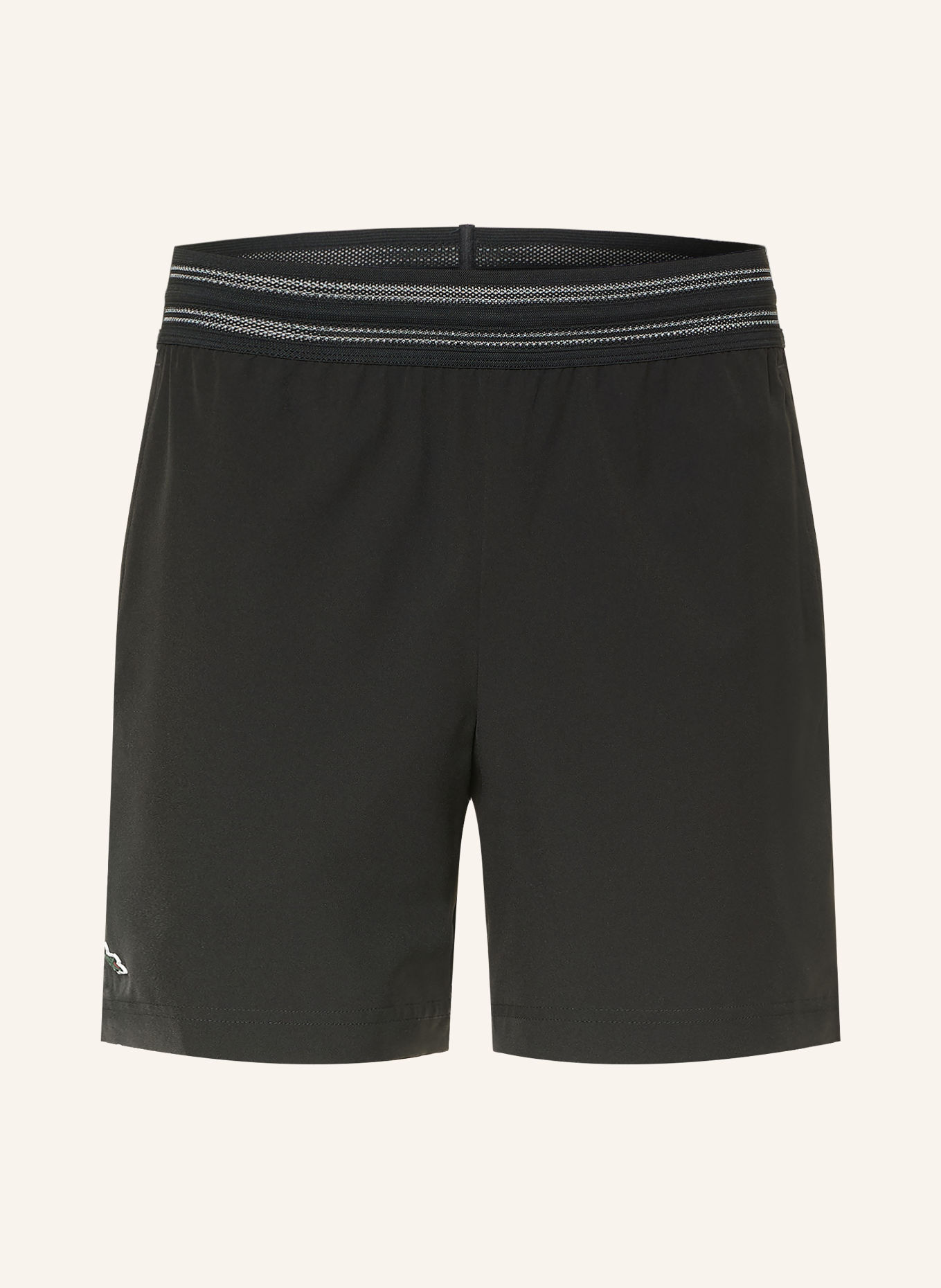 LACOSTE Tennisshort: ZWART