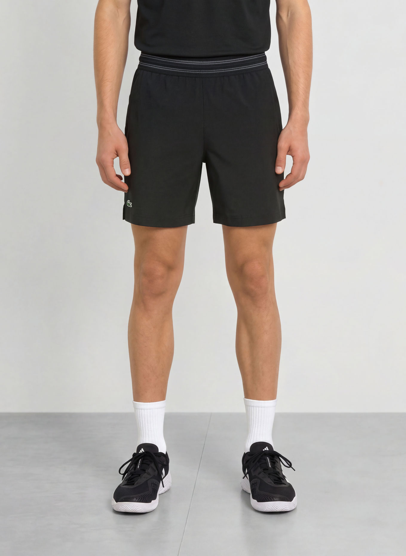 LACOSTE Tennisshort: ZWART
