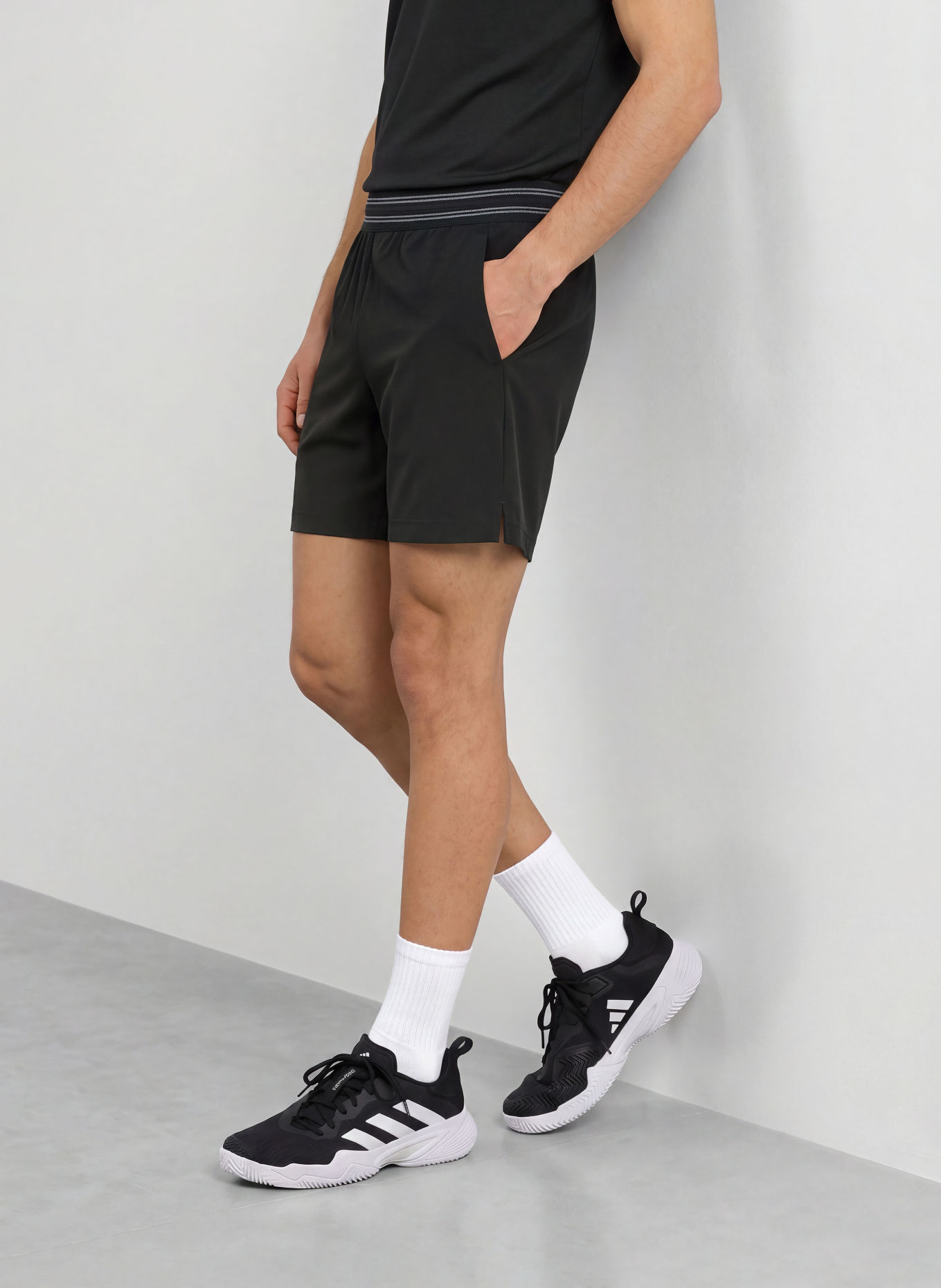 LACOSTE Tennisshort: ZWART