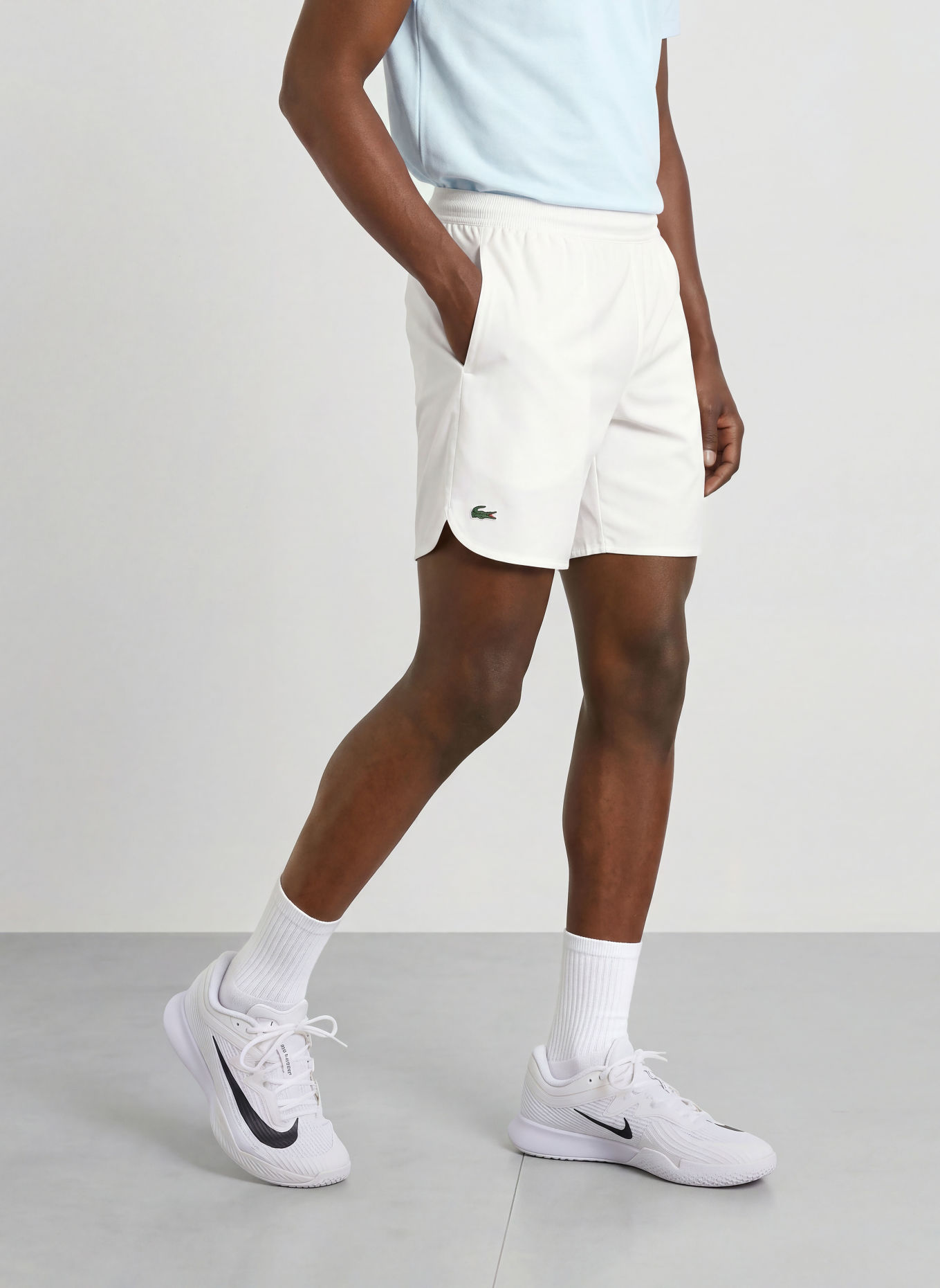 LACOSTE Tennisshort: WIT