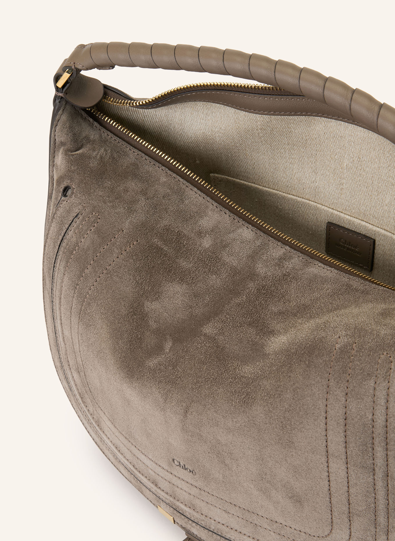 Chloé Handtasche MARCIE: 031 Nickel Grey