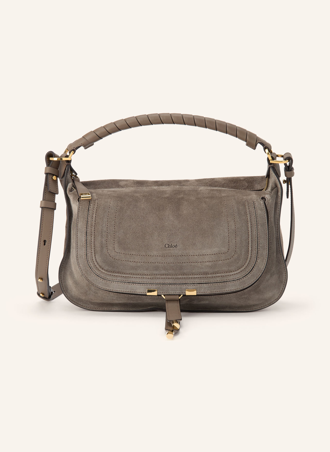 Chloé MARCIE Handbag: 031 Nickel Grey