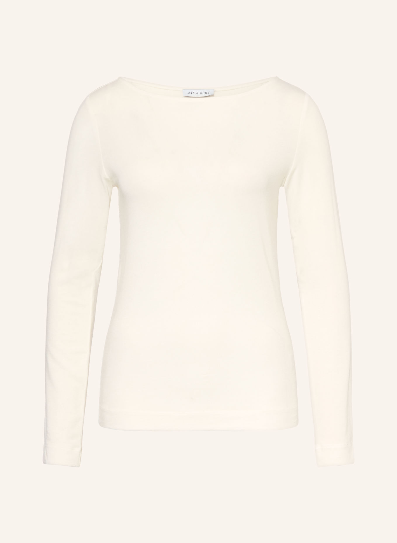 MRS & HUGS Long-sleeve shirt: ECRU