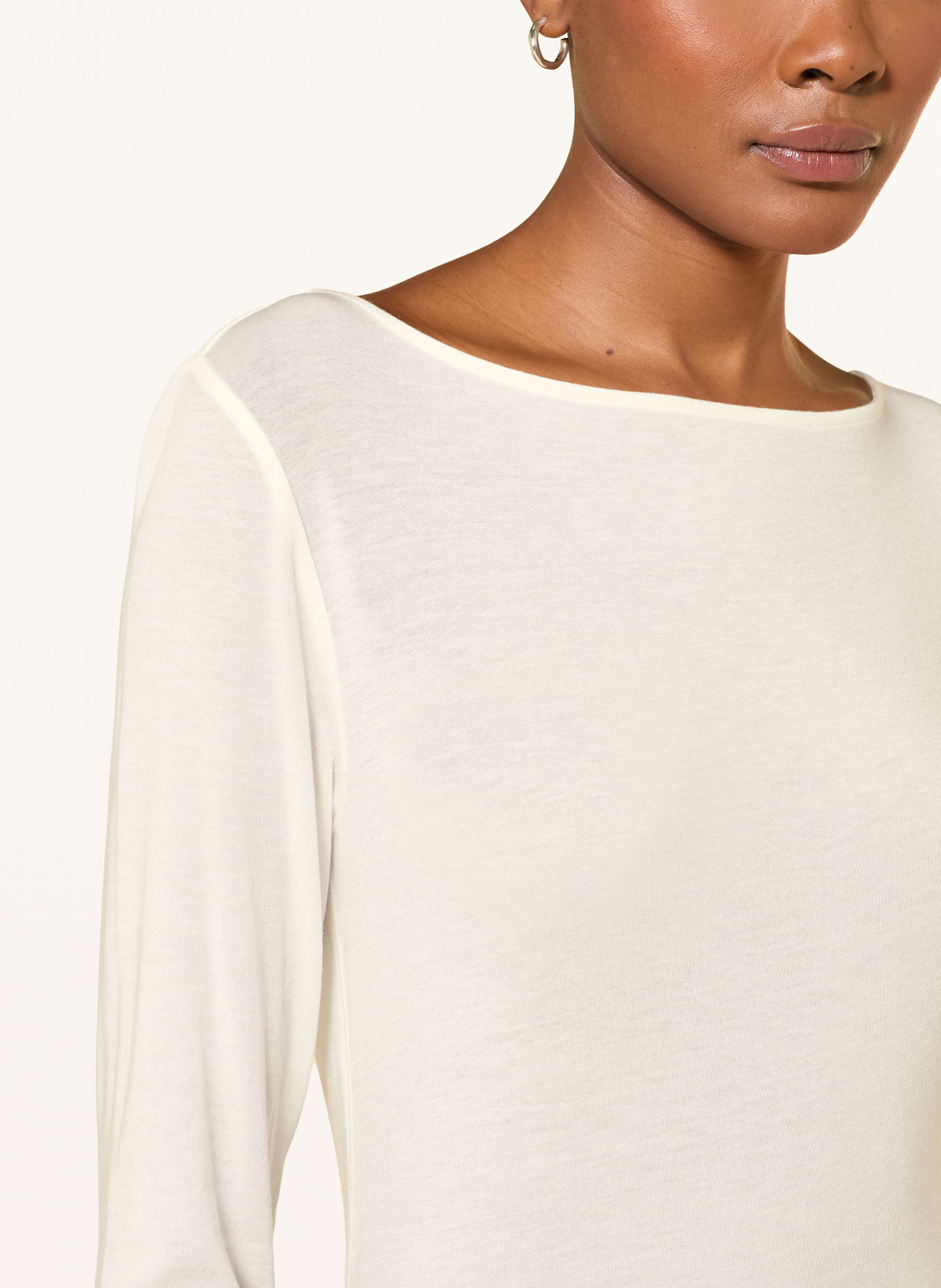 MRS & HUGS Long-sleeve shirt: ECRU