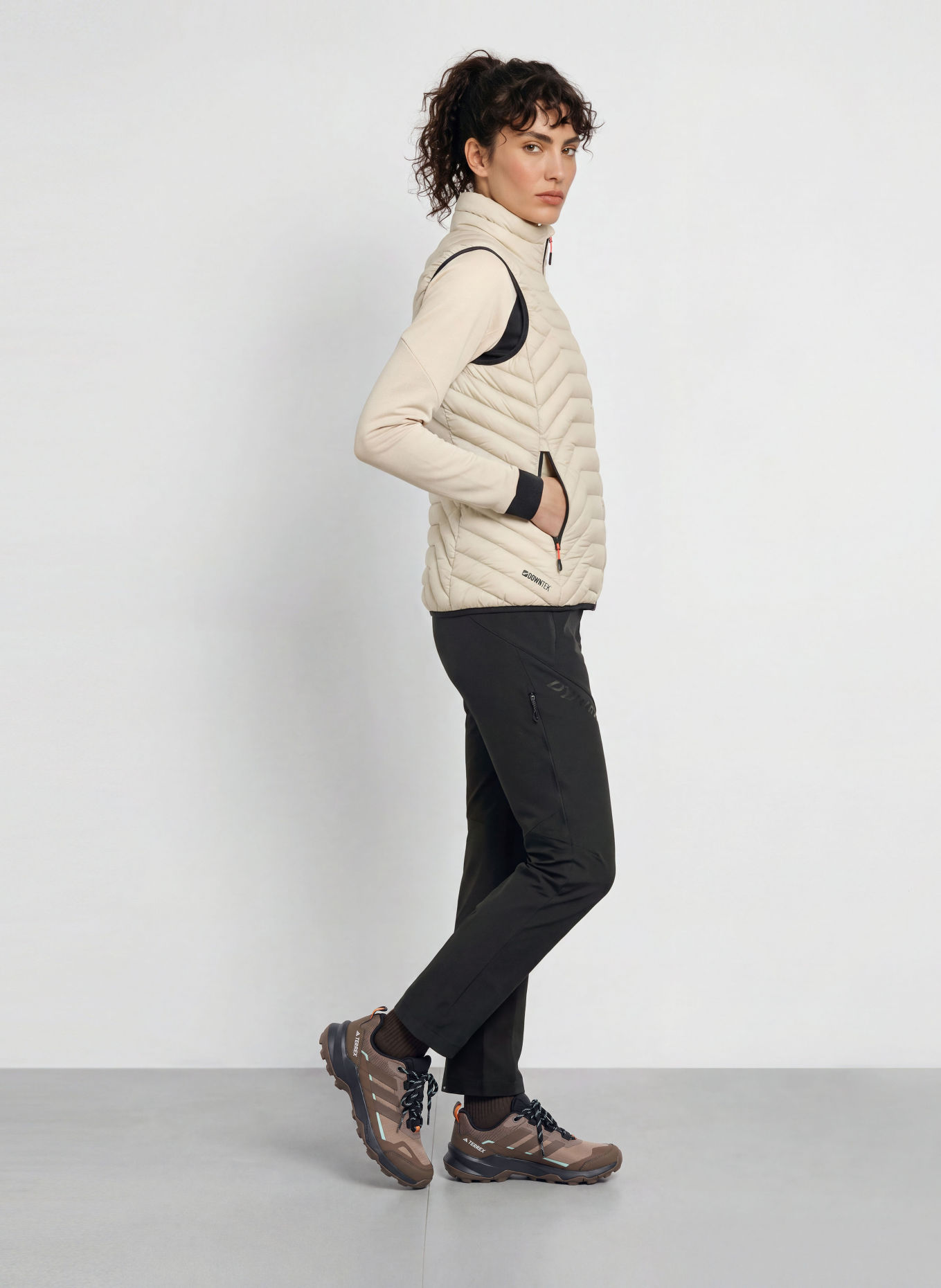 DYNAFIT Lightweight-Daunenweste RADICAL: ECRU
