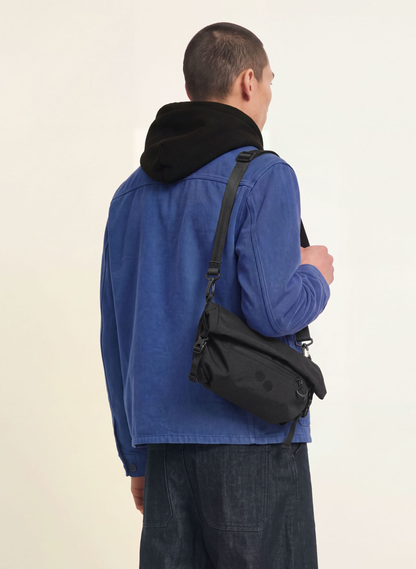 pinqponq AKSEL Crossbody Bag: BLACK